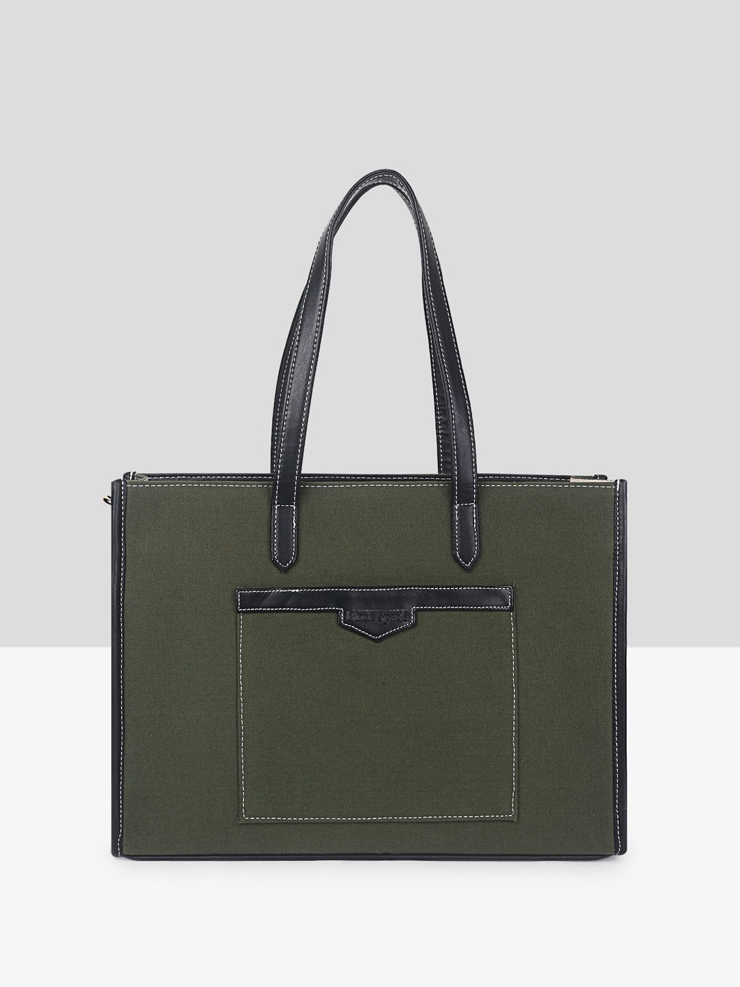 

Black Spade Women Solid Structured Shoulder Bag, Olive