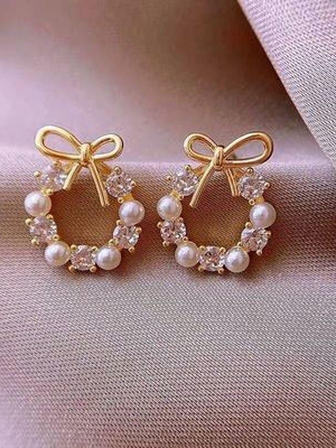 

YU FASHIONS Geometric Drop Earrings, Gold