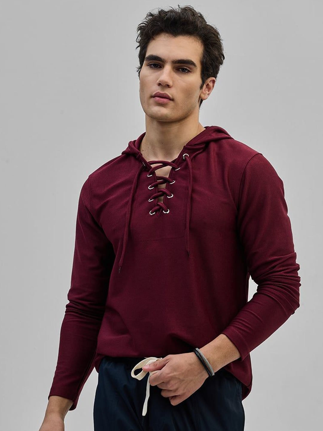 

Snitch Men Hooded Pullover Sweatshirt, Maroon