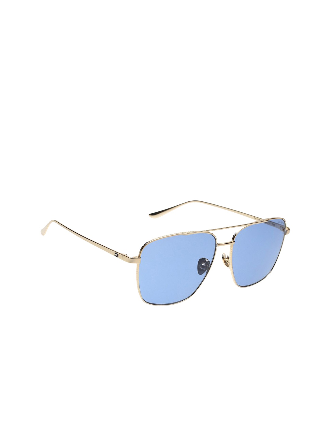 

Tommy Hilfiger Women Square Sunglasses with Polarised and UV Protected Lens, Blue
