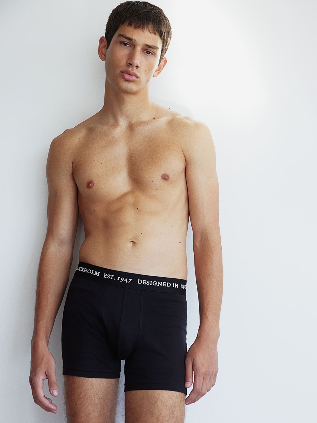 

H&M 3-pack Xtra Life Mid Trunks, Black
