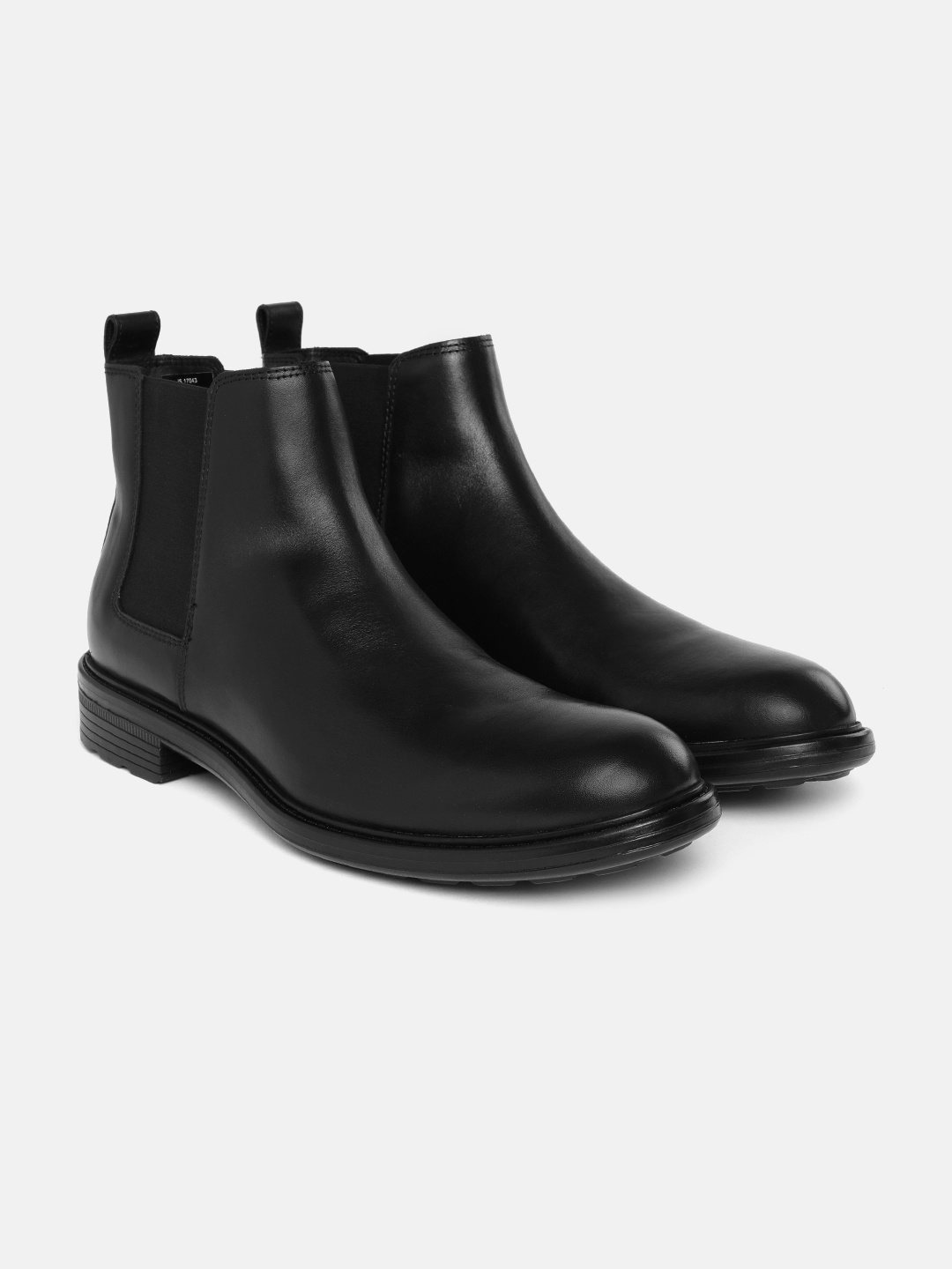 

Geox Men U Walk Pleasure A Leather Chelsea Boots, Black