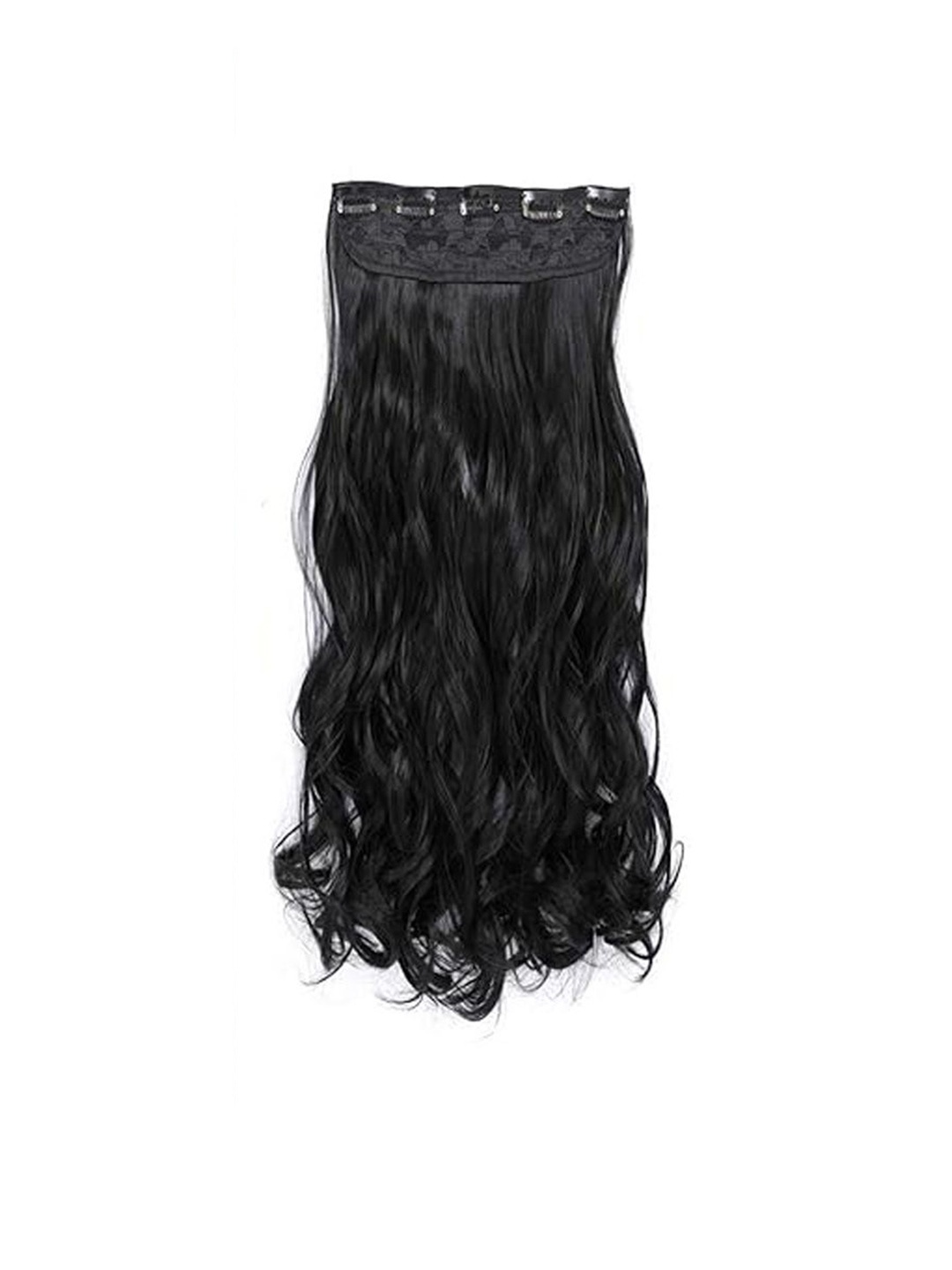 

D-Divine Clip-In Wavy Locks Hair Extension - Black - 22 Inch