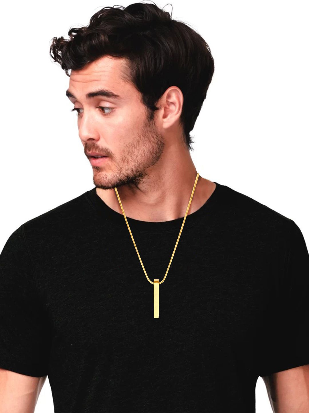 

VAGHBHATT Gold-Plated Stainless Steel Antique Chain