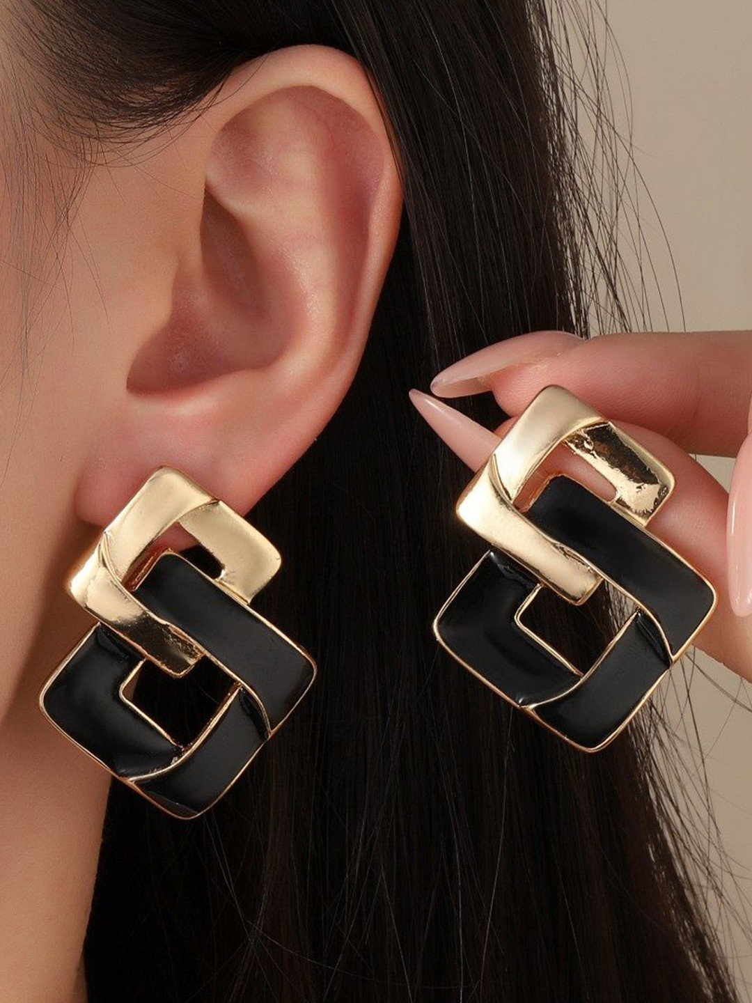 

SALTY Contemporary Drop Earrings, Gold