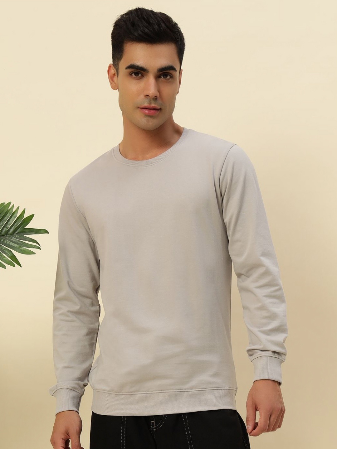 

MUWIN Men Pockets T-shirt, Grey