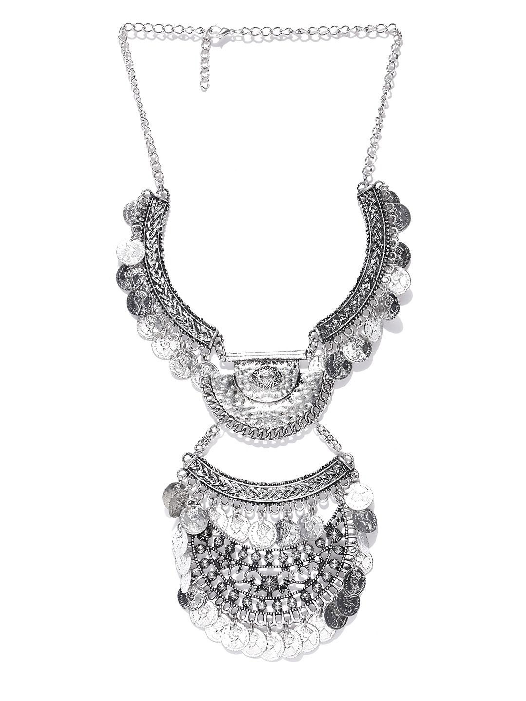 

YouBella Silver-Plated Necklace