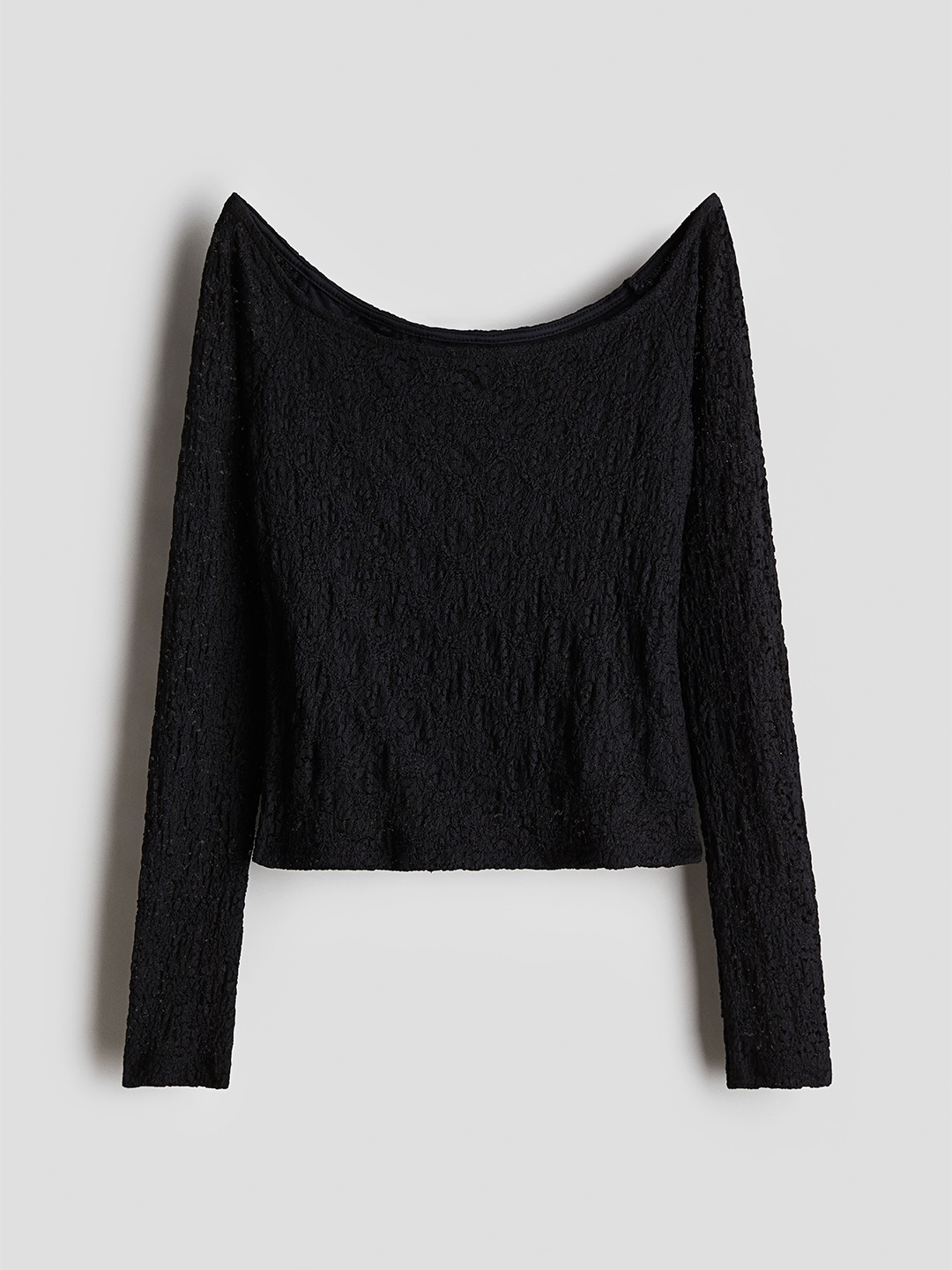 

H&M Girls Lace Top, Black