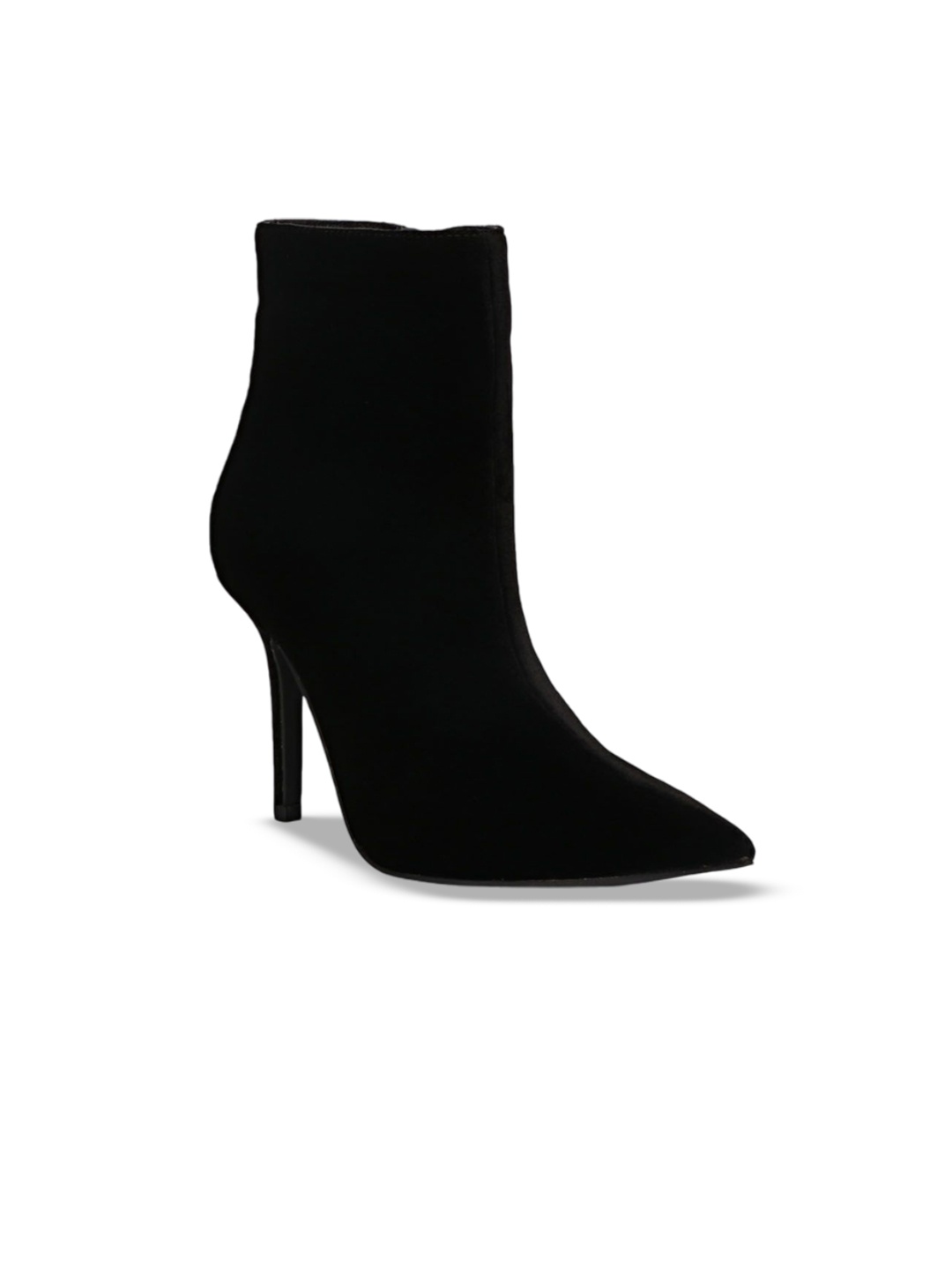 

Saint G Women Stretch Suede Pointed Toe Ankle Boots, Black