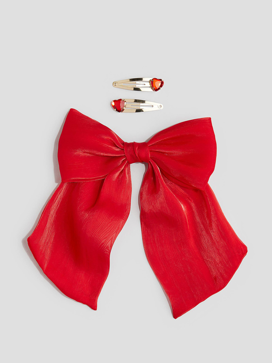 

H&M Girls Girls 3-Pack Hair Clip, Red