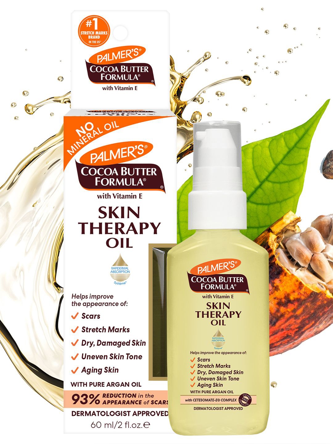 

Palmer's Cocoa Butter Formula Skin Therapy Oil - 60 ml, White