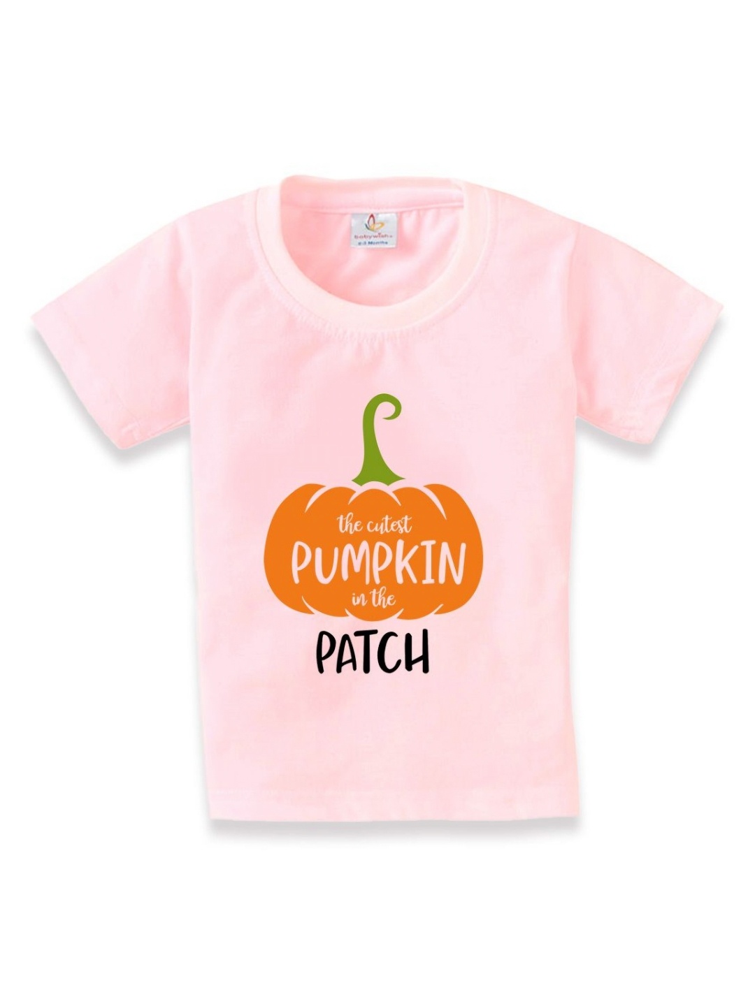

Babywish Unisex Kids Graphic Printed Round Neck Cotton T-shirt, Pink