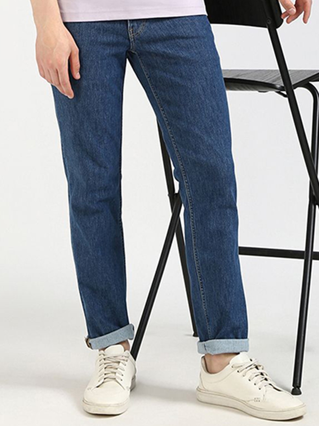

Calvin Klein Jeans Men Slim Fit Cotton Jeans, Blue