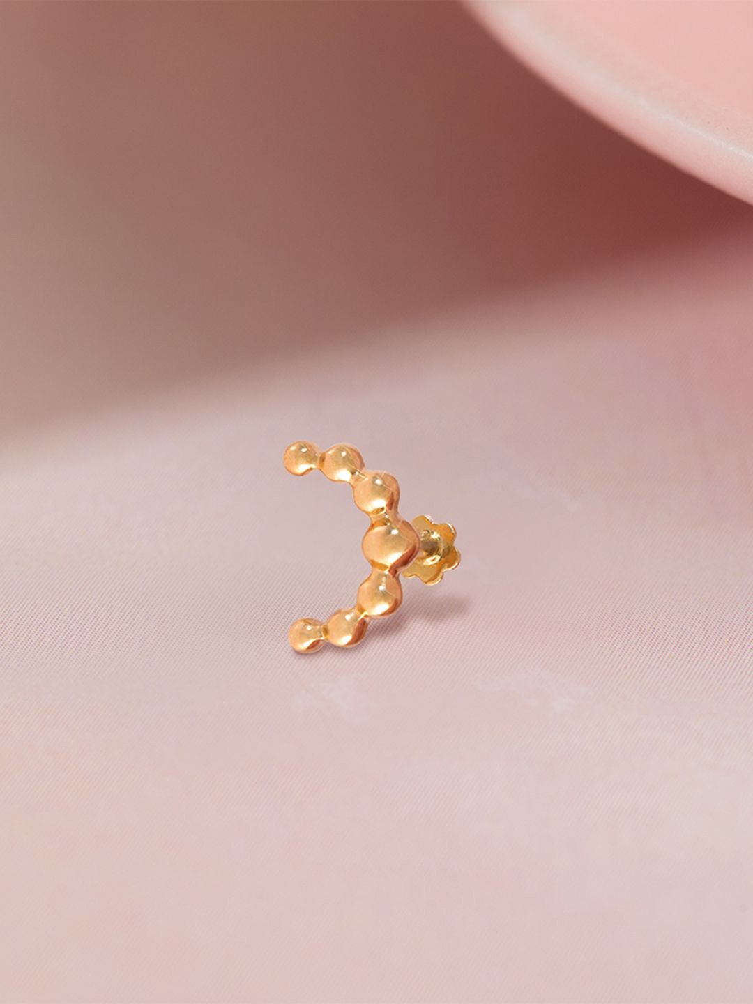 

Mia by Tanishq Women 14KT Yellow Gold Nose Pin 0.52gm