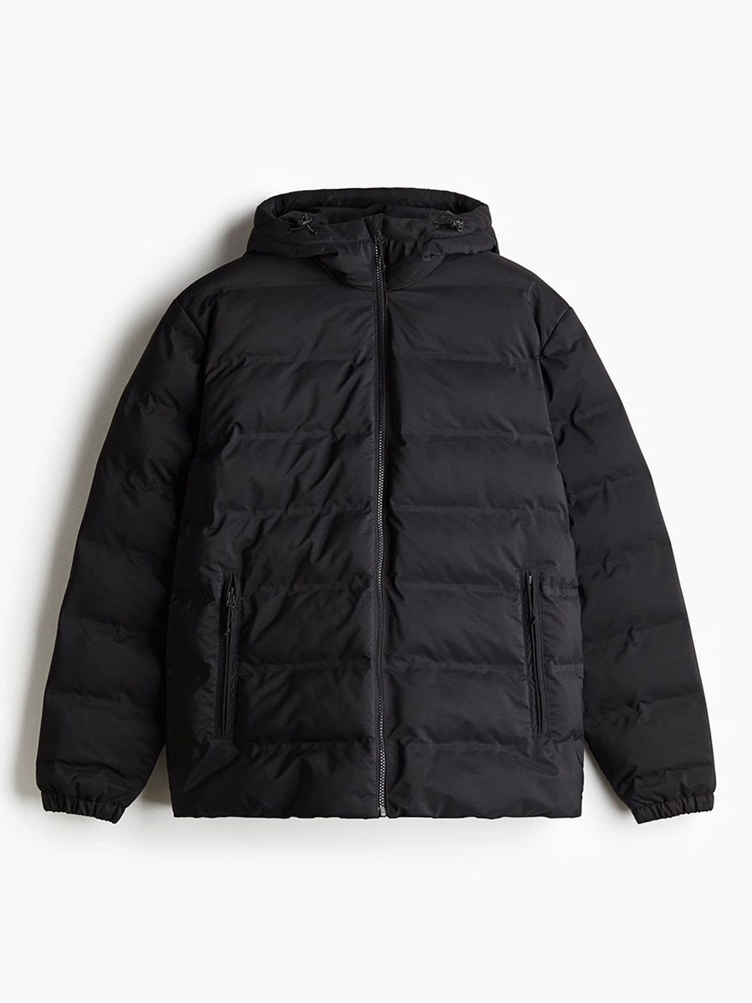 

H&M Regular Fit Puffer Jacket, Black