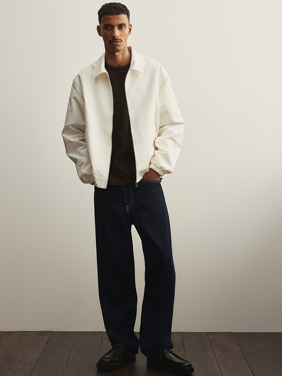 

H&M Twill Jacket, White