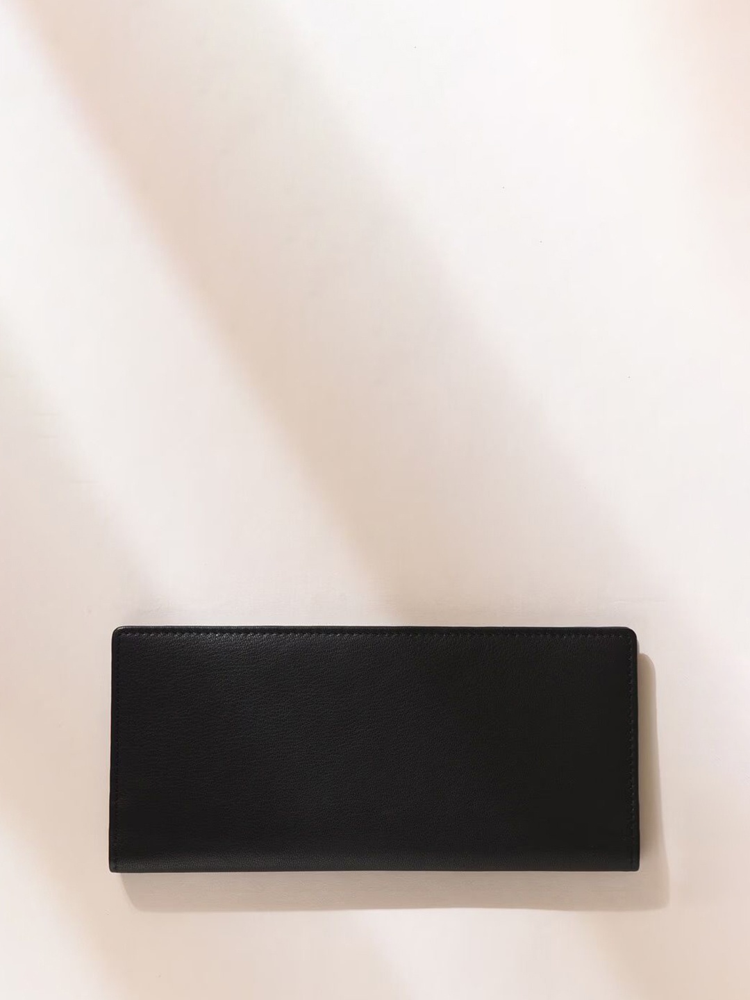 

Jalwa Art Women Leather Two Fold Casual Wallet, Black