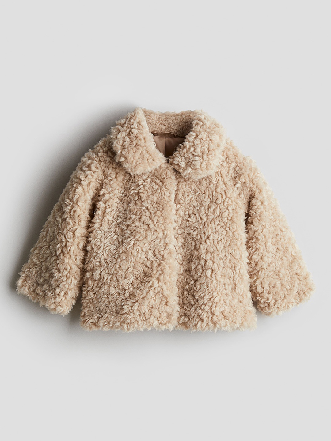 

H&M Boys Fluffy Jackets, Beige