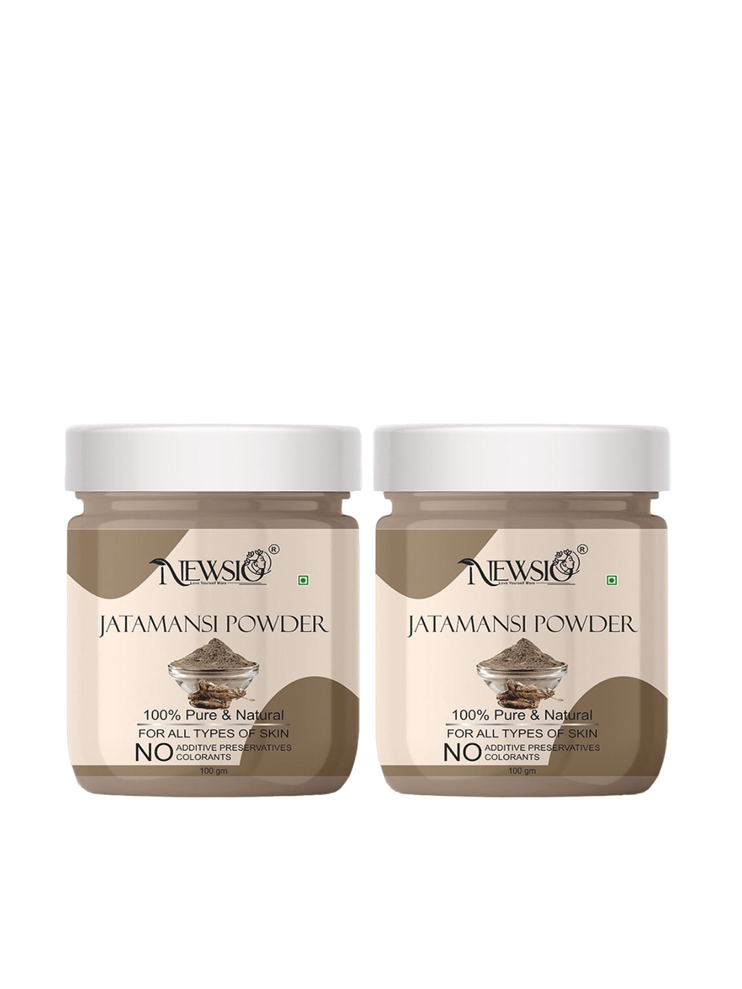 

Newsio 100% Pure & Natural Jatamansi Powder For Hair - 100 g, Black