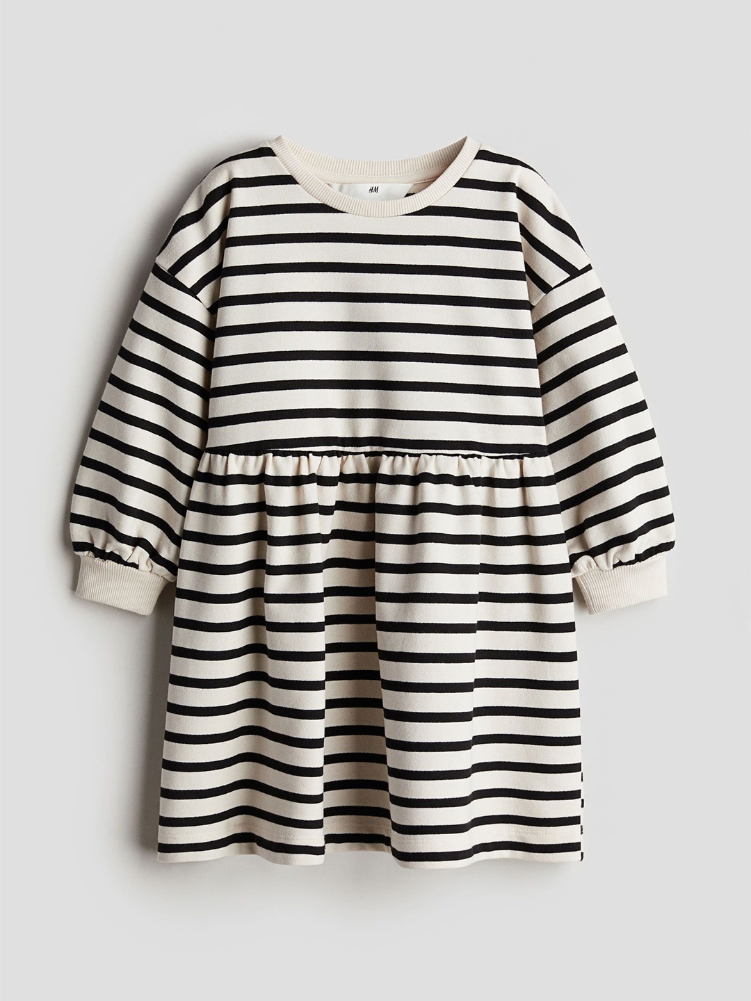 

H&M Girls Oversized Sweatshirt Dress, White