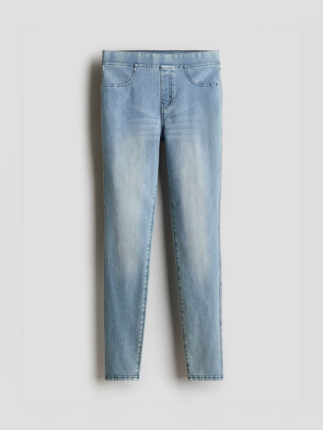 

H&M Mid-Rise Treggings, Blue