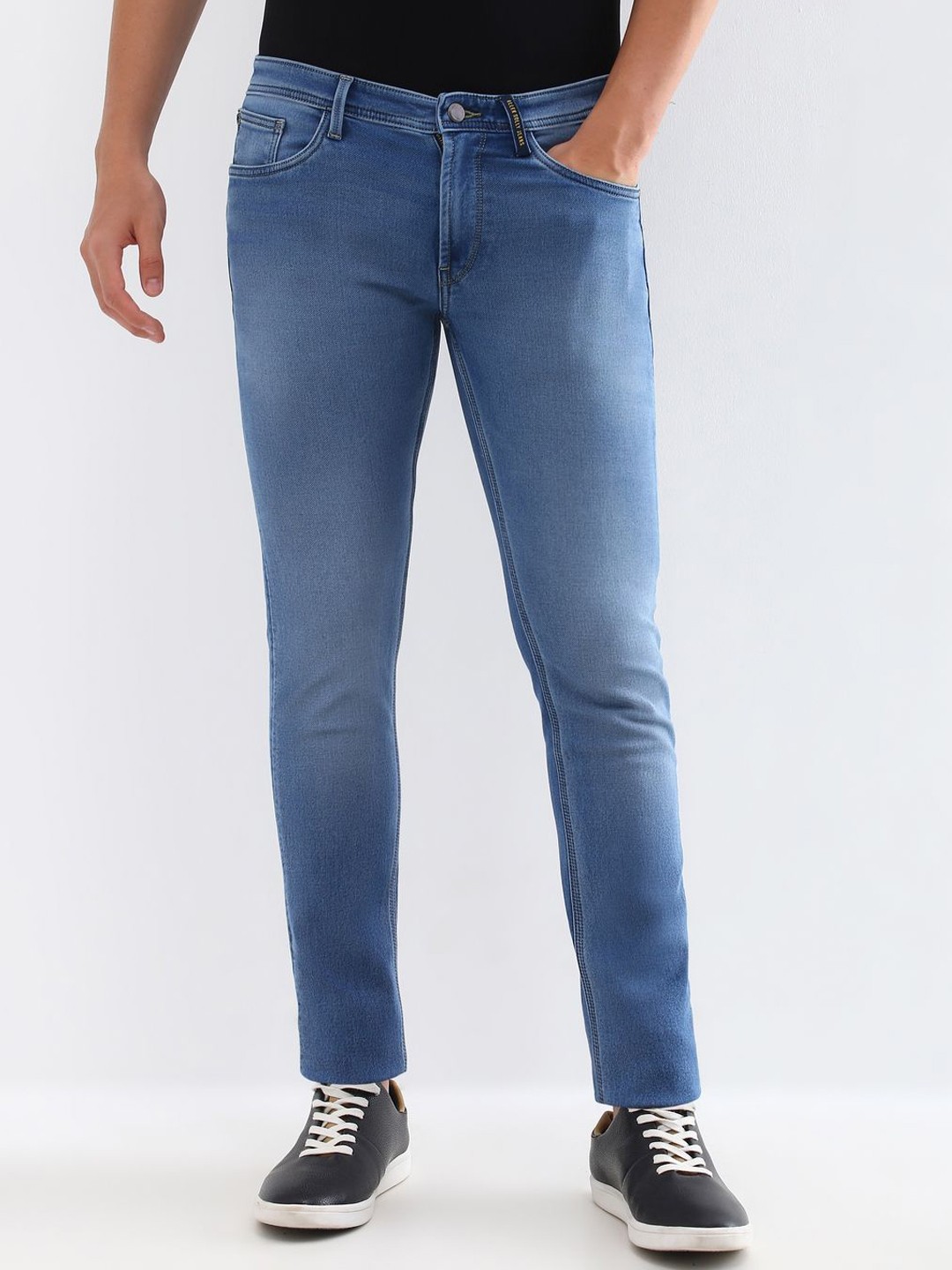 

Allen Solly Men Skinny Fit Light Fade Mid-Rise Jeans, Blue