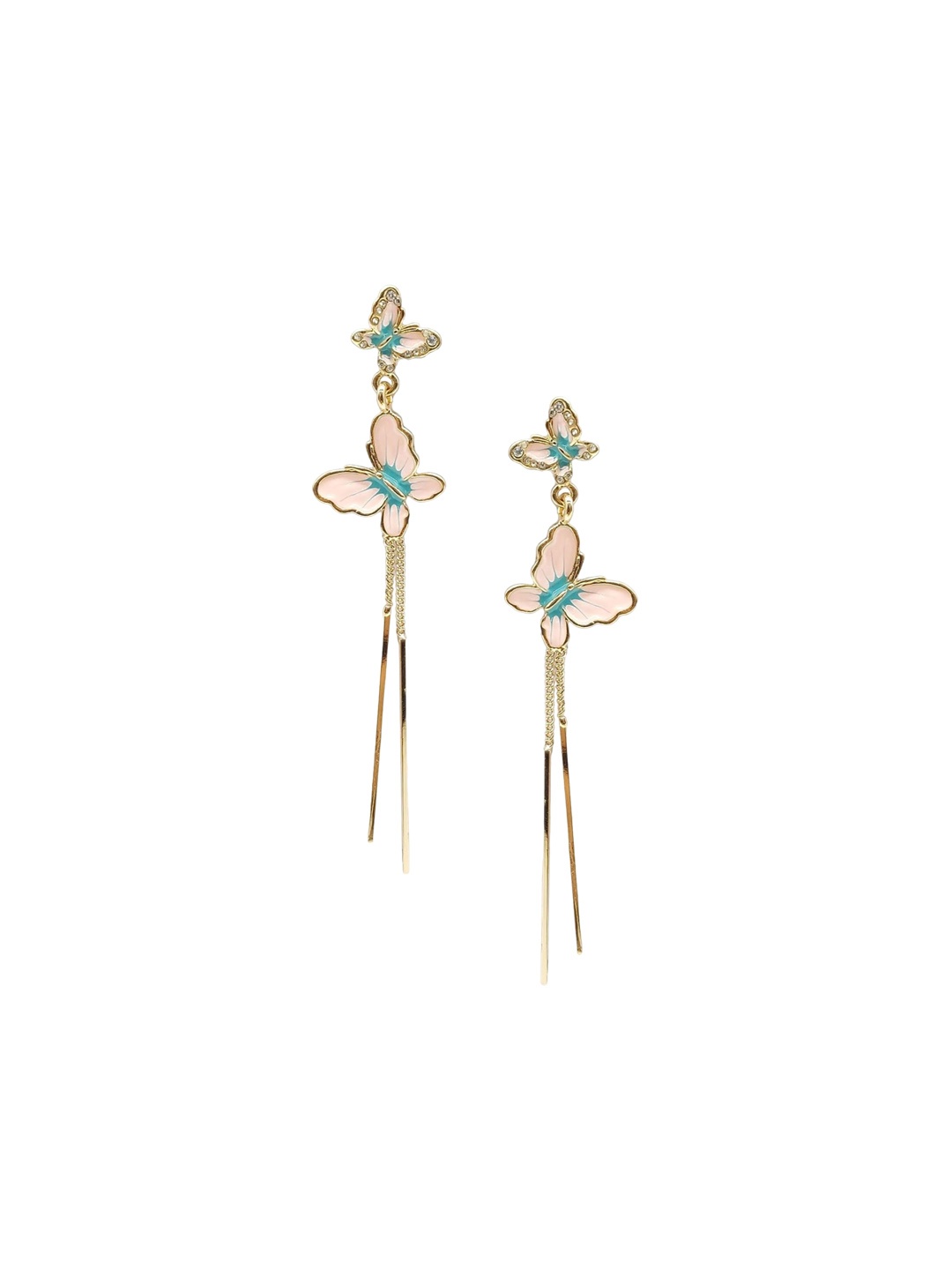 

YouBella Contemporary Drop Earrings, Blue
