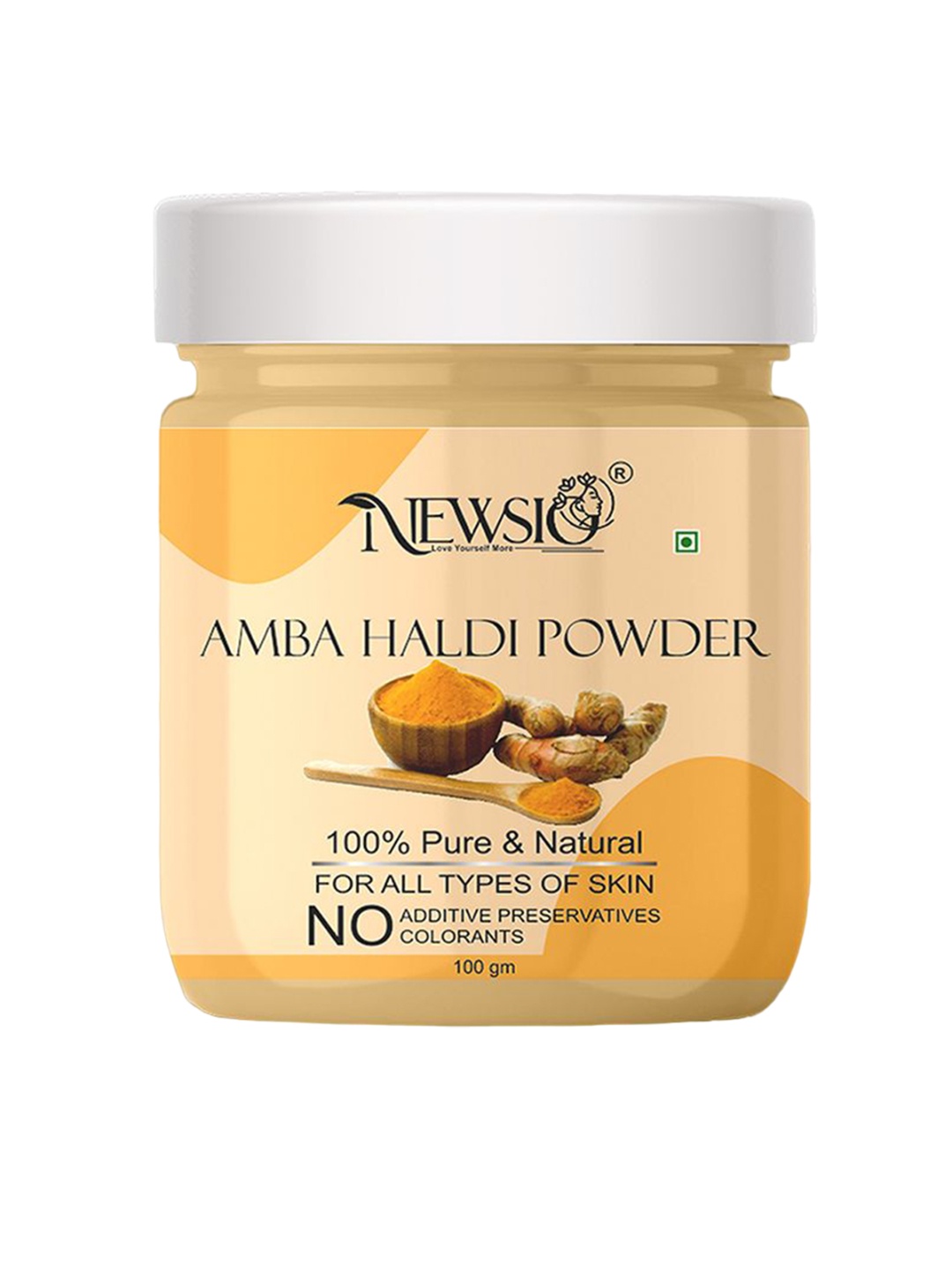 

Newsio 100% Pure & Natural Amba Haldi Powder - 100 g, Yellow