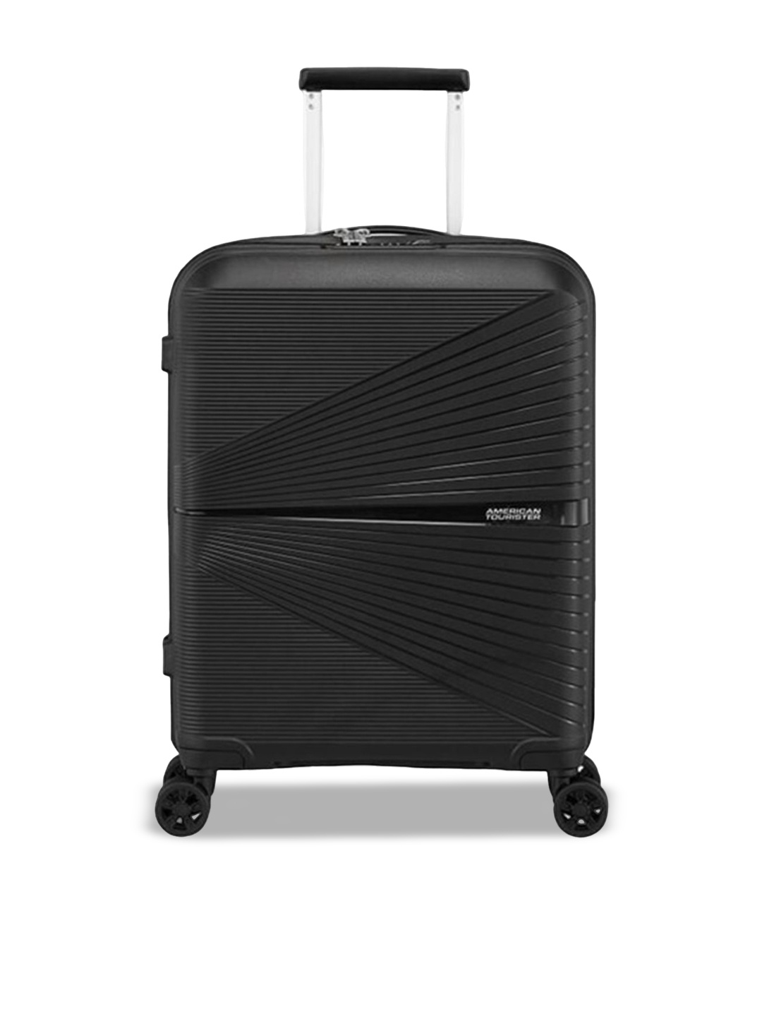 

AMERICAN TOURISTER Textured Hard-Sided Cabin Trolley Bag, Black
