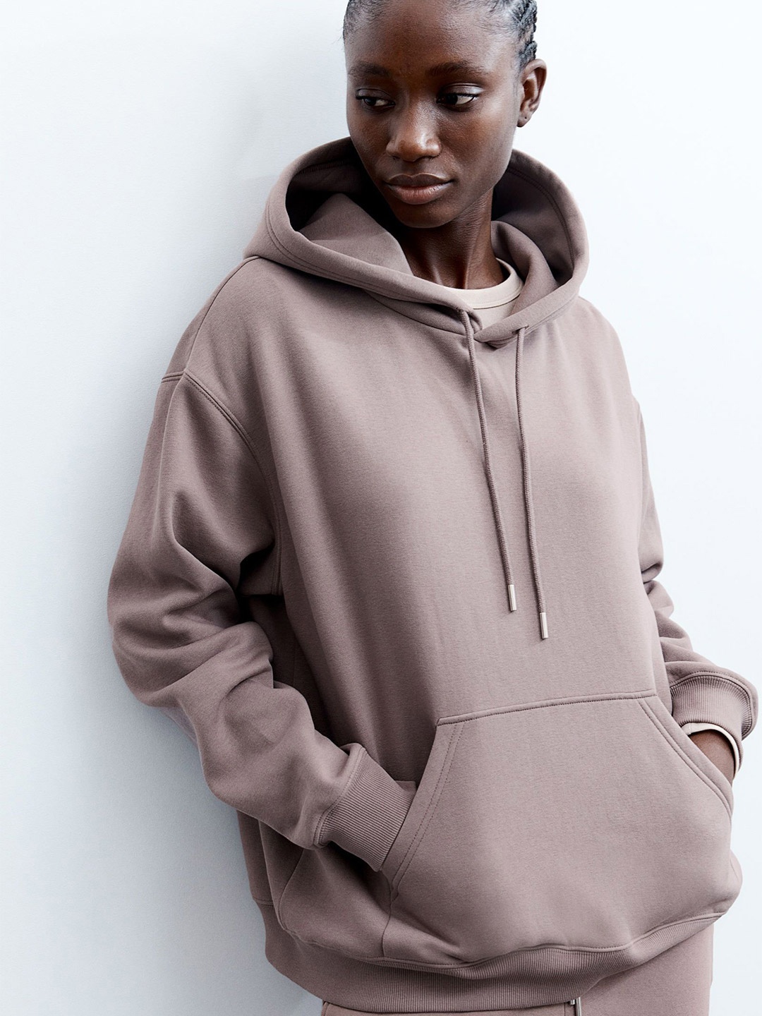 

H&M Hooded Top, Beige