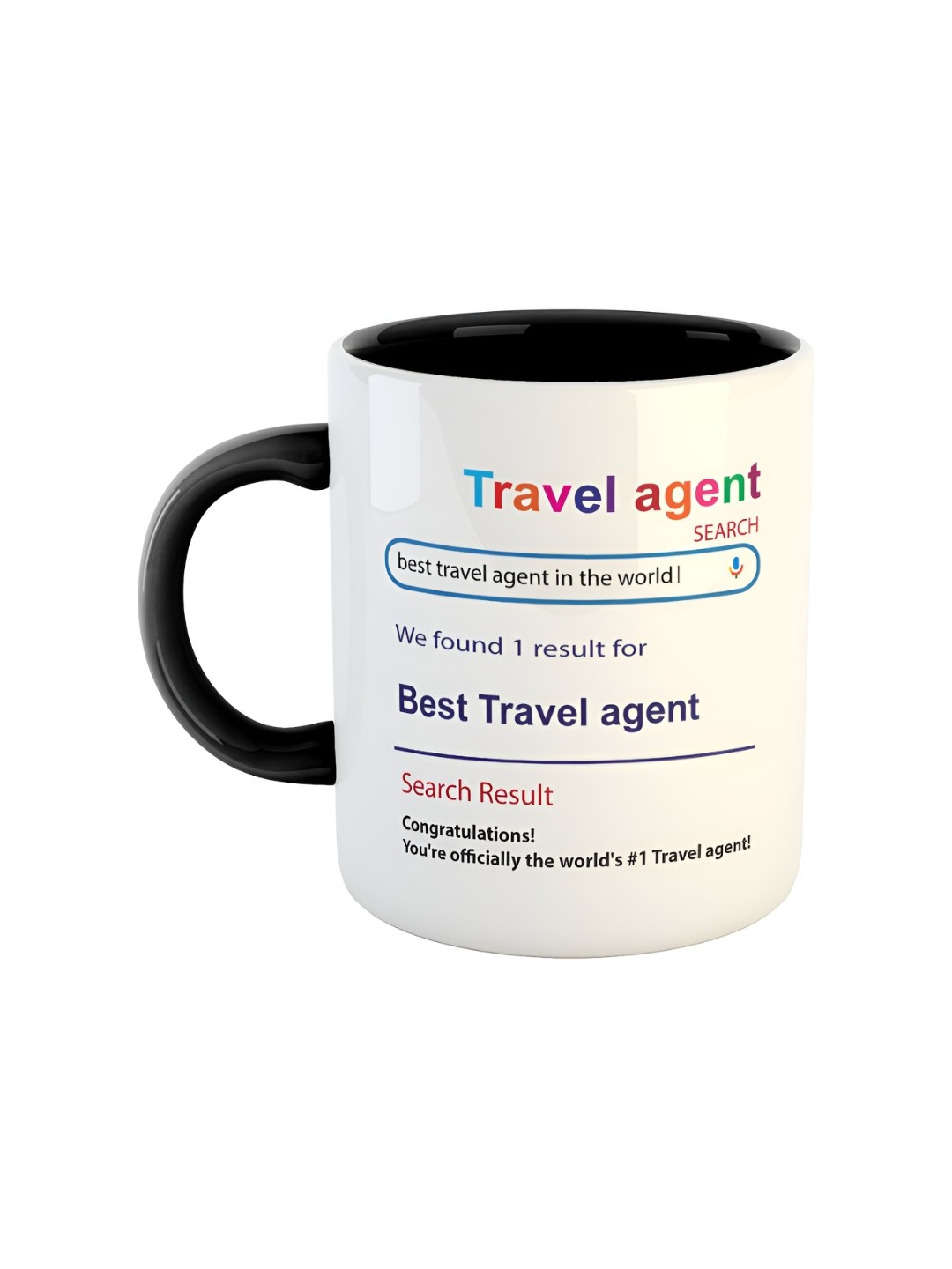 

ARTBUG Transparent Printed Ceramic Glossy Core Set of Cups and Mugs