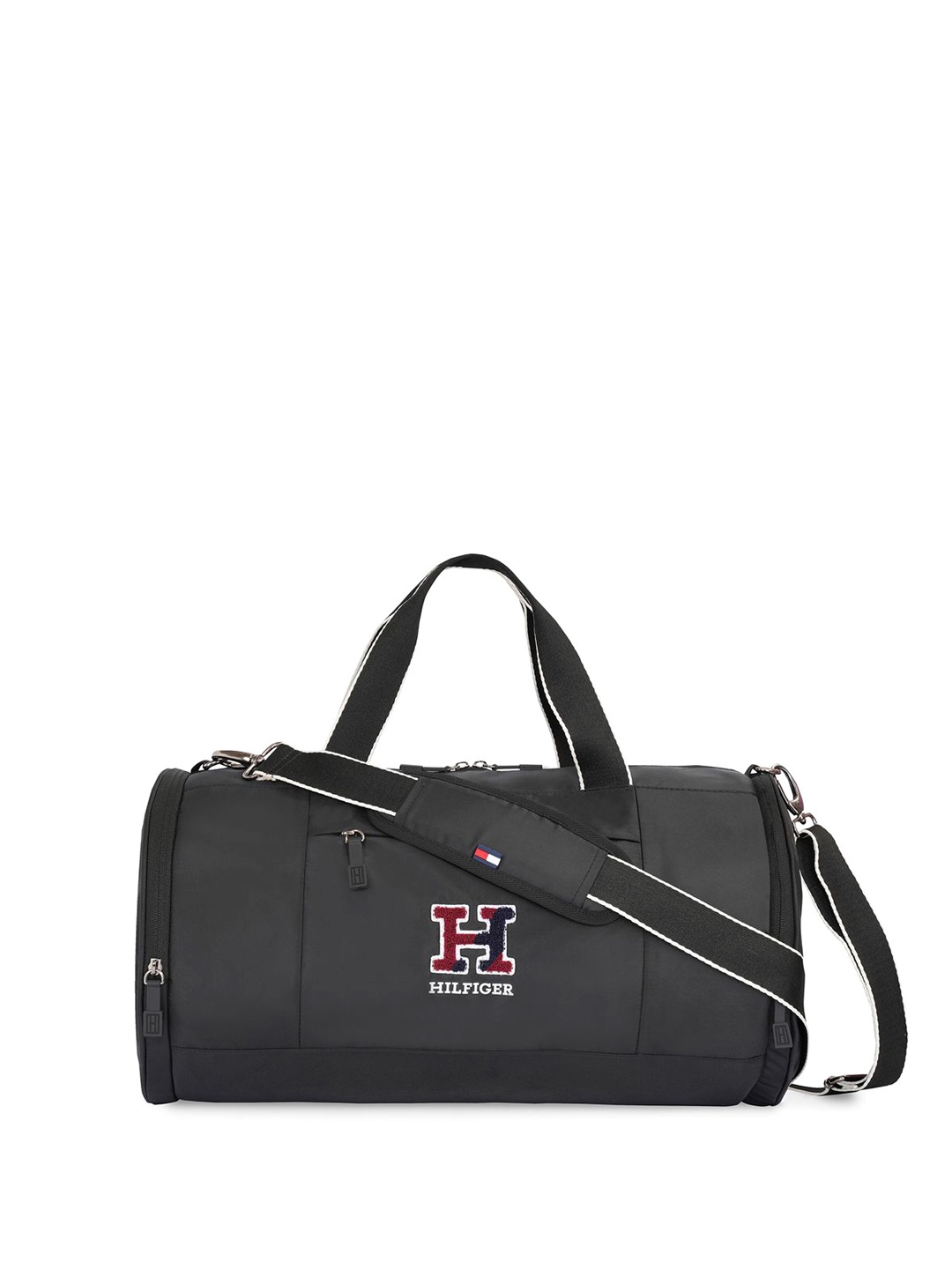 

Tommy Hilfiger Unisex Acoma Small Sports or Gym Duffel Bag, Black