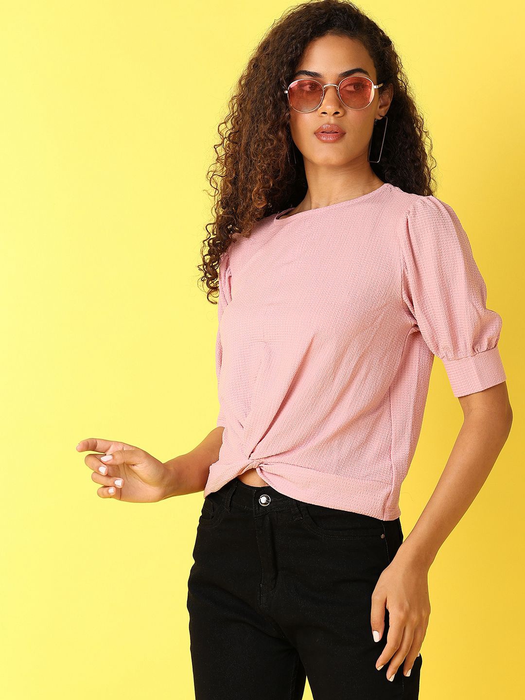 

V-Mart Top, Pink