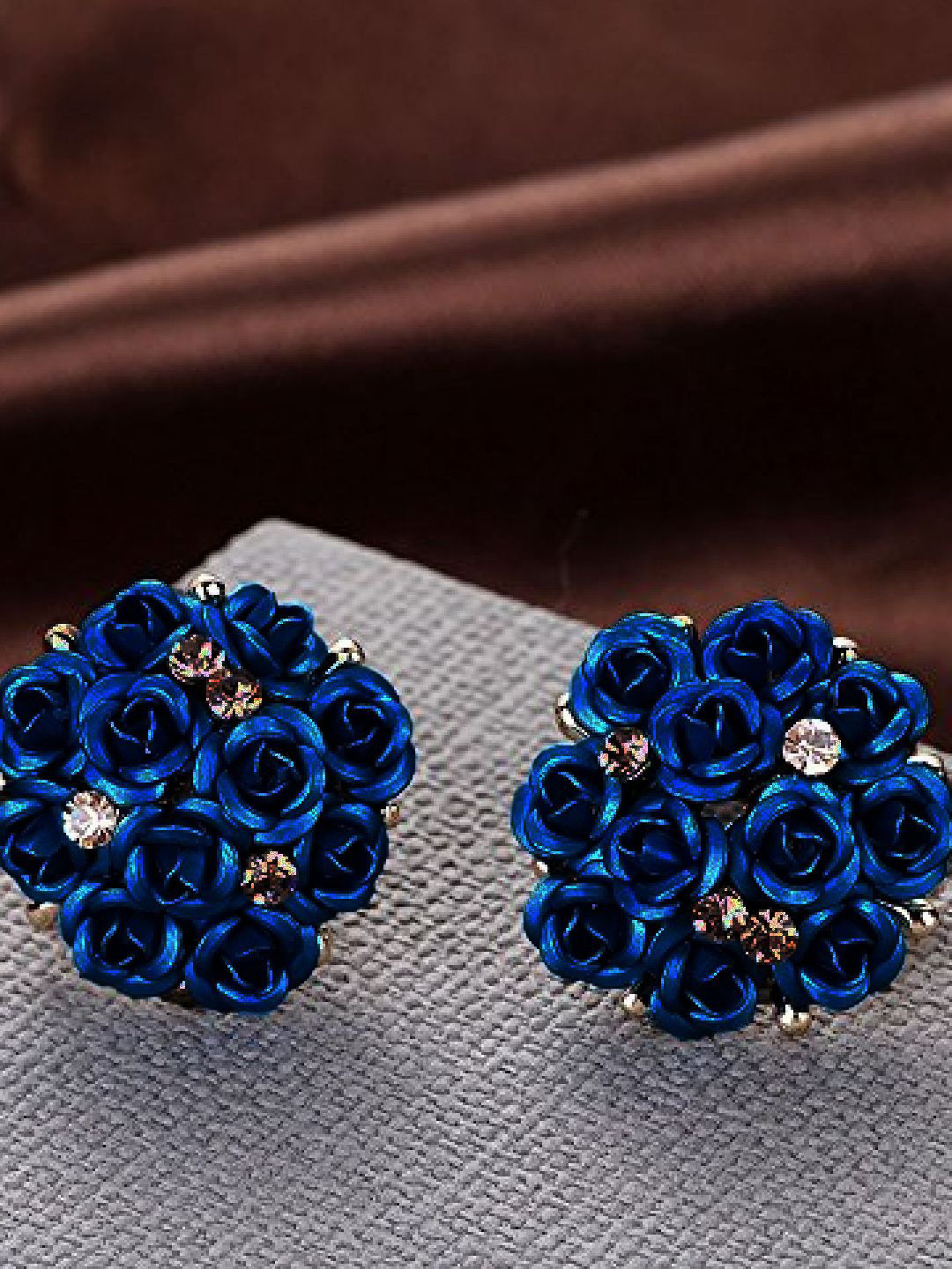 

YouBella Contemporary Studs Earrings, Blue