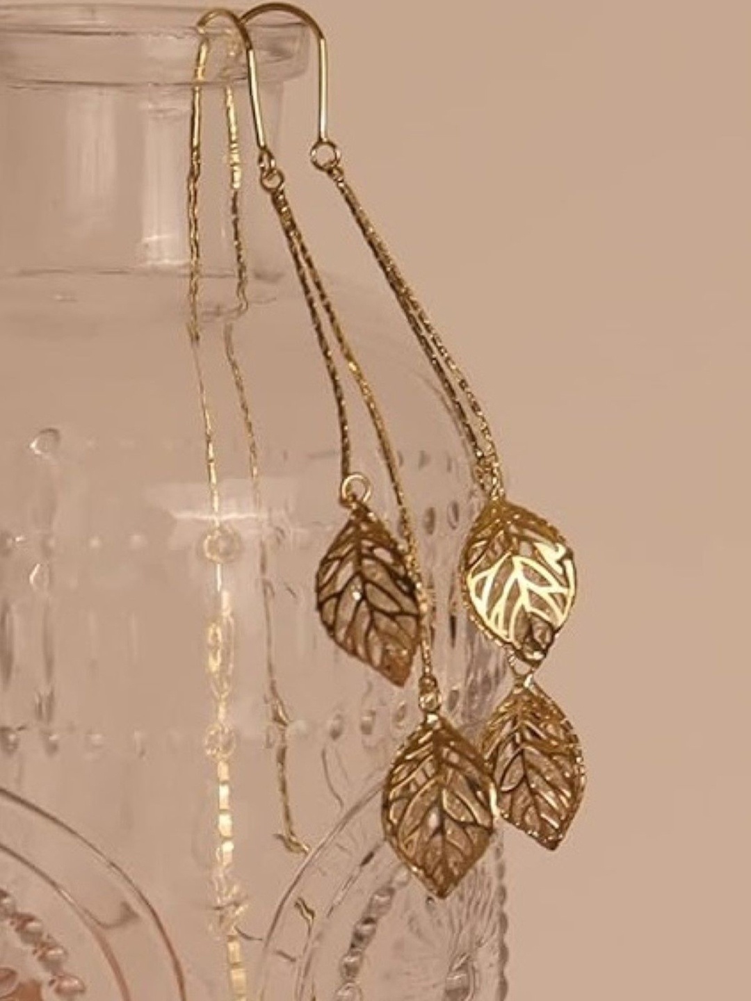 

EL REGALO Contemporary Drop Earrings, Gold