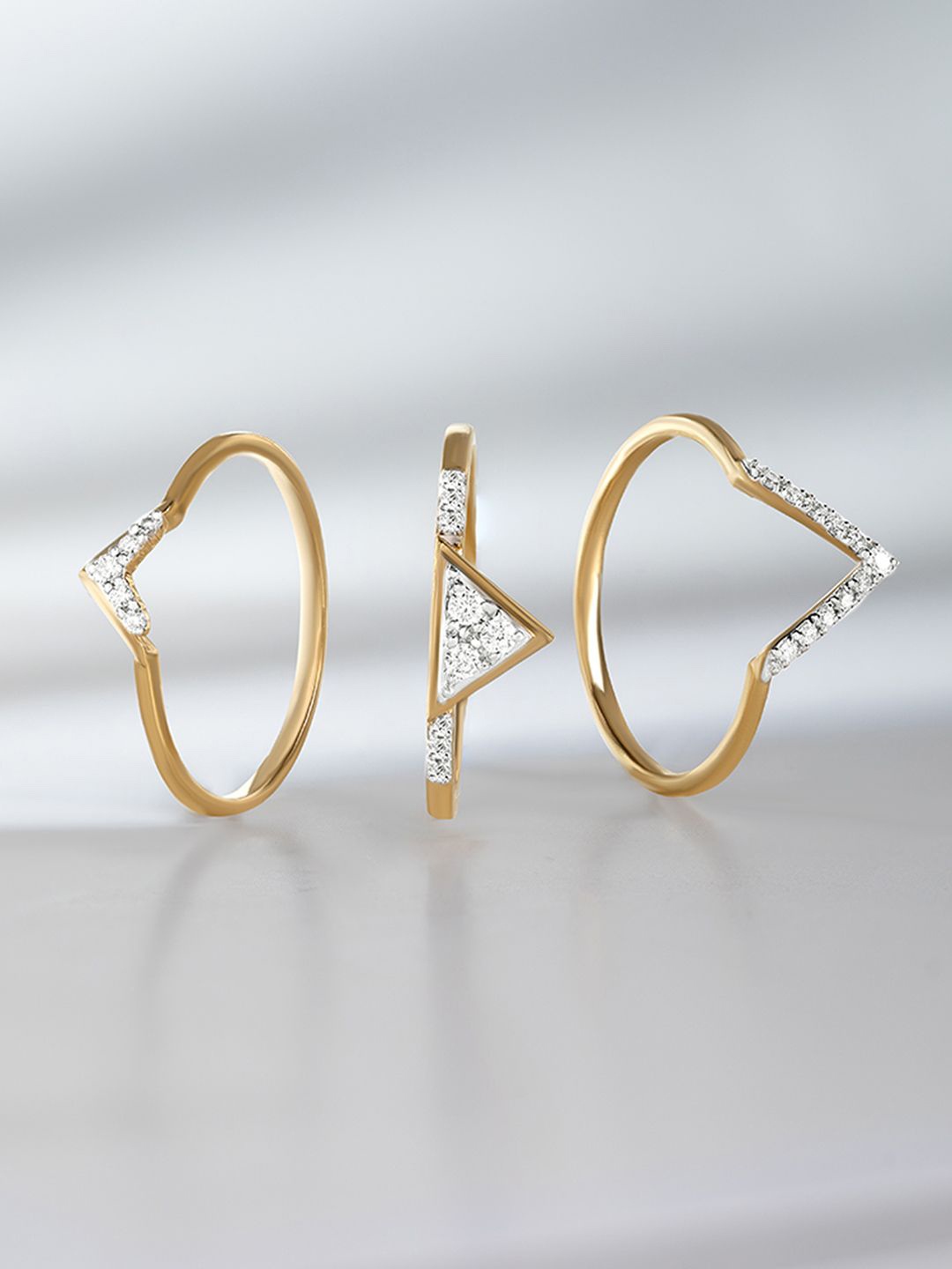 

Mia by Tanishq Women 14KT Gold & Diamond Finger Ring 3.93 g
