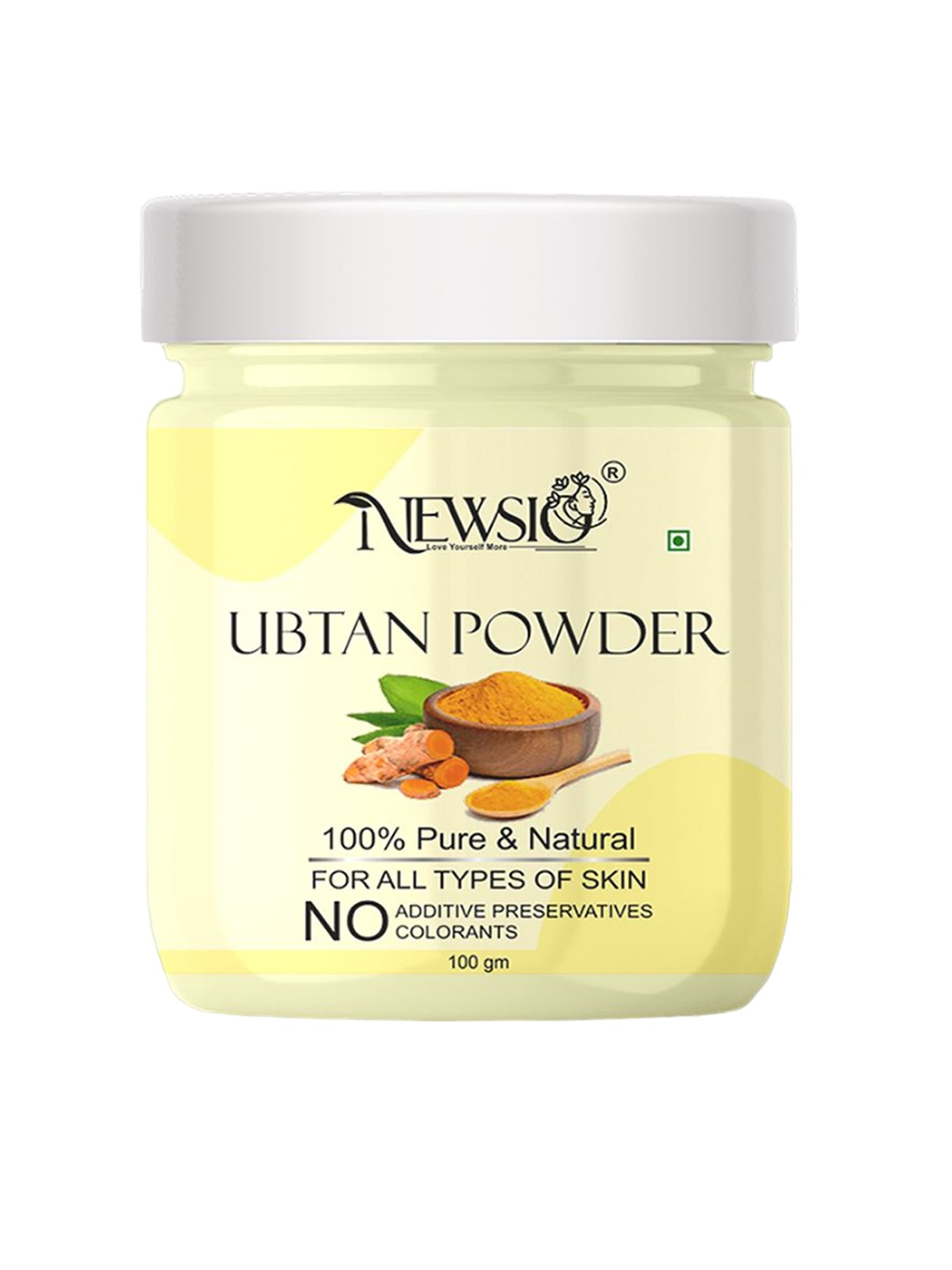 

Newsio Pure & Natural Ubtan Powder For Skin - 100g, Yellow