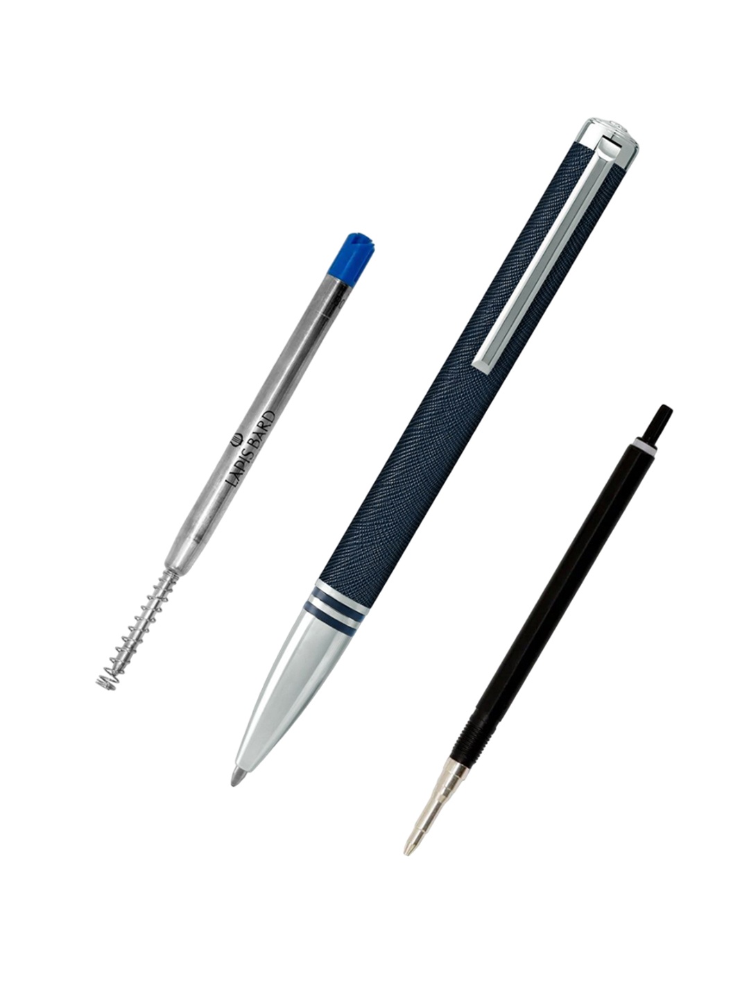 

Lapis Bard Navy Blue Torque Artis Leather Ballpoint Pen