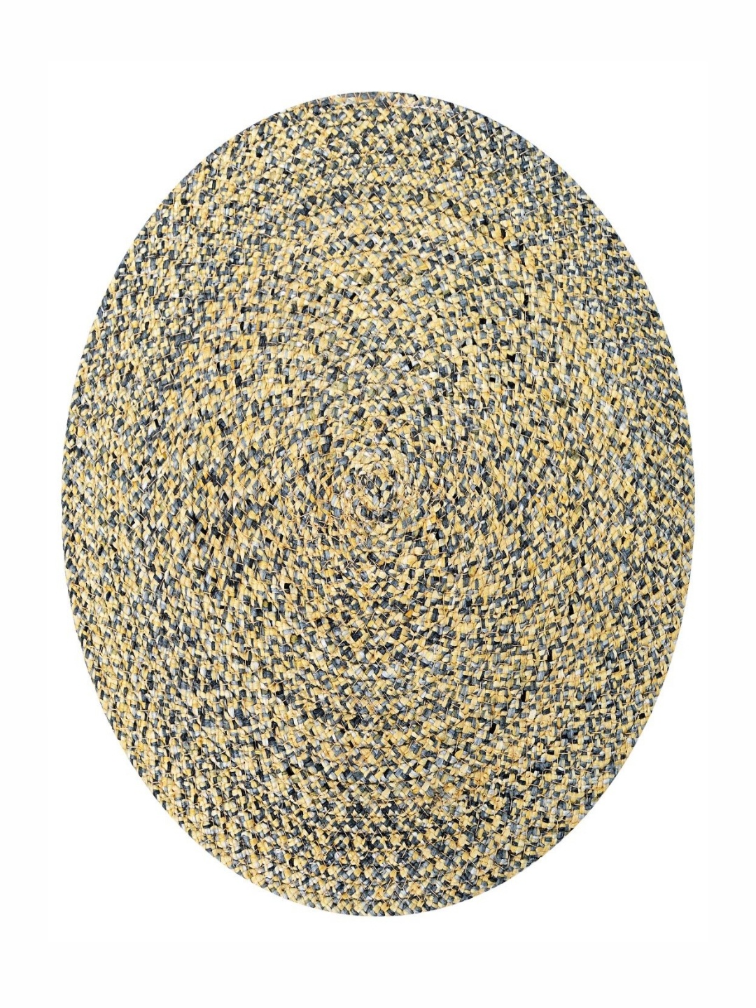 

LADLI JEE 2-Pcs Yellow & Black Printed Round Table Placemats