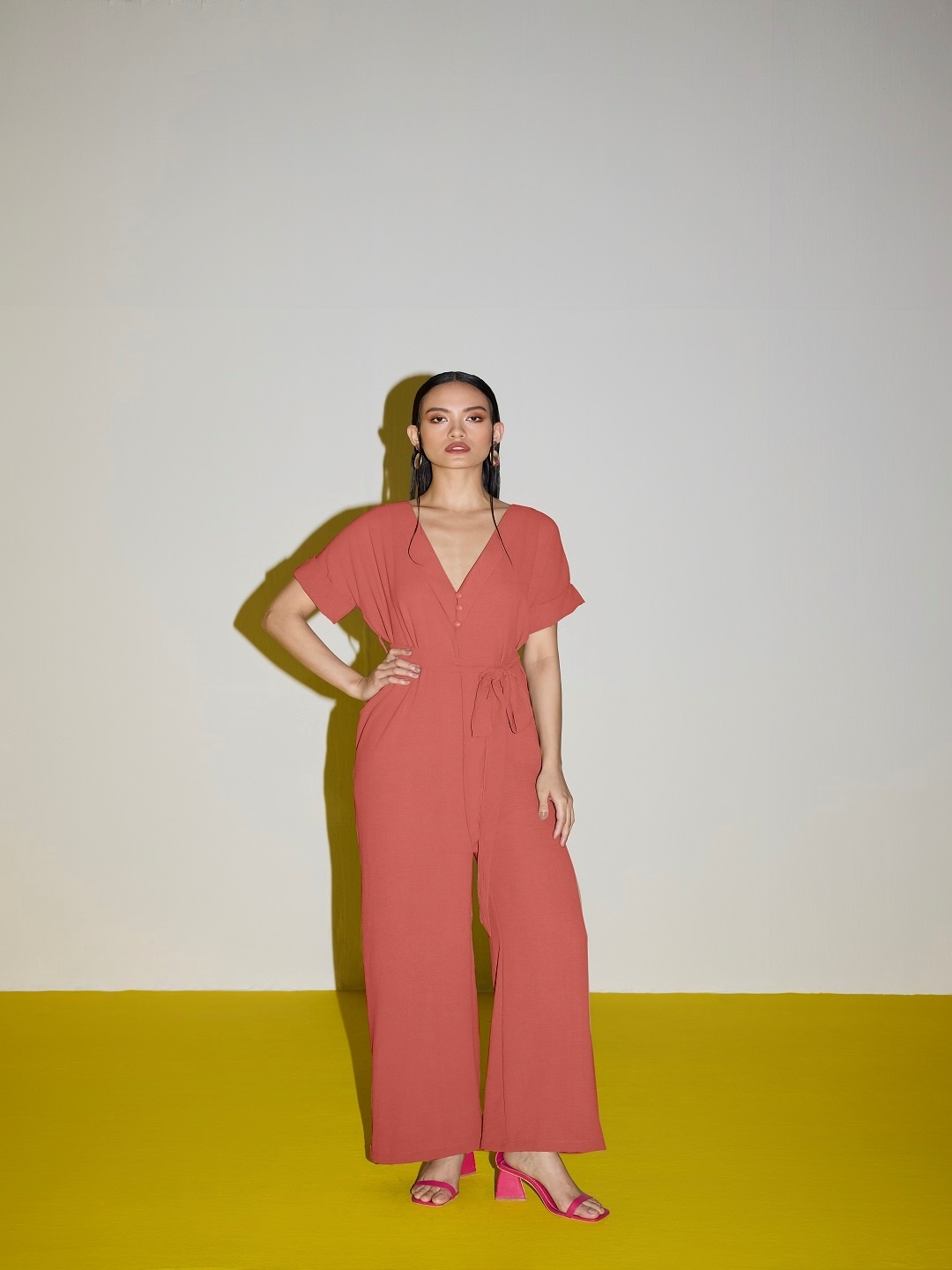

SIL SILA Basic Jumpsuit, Rust