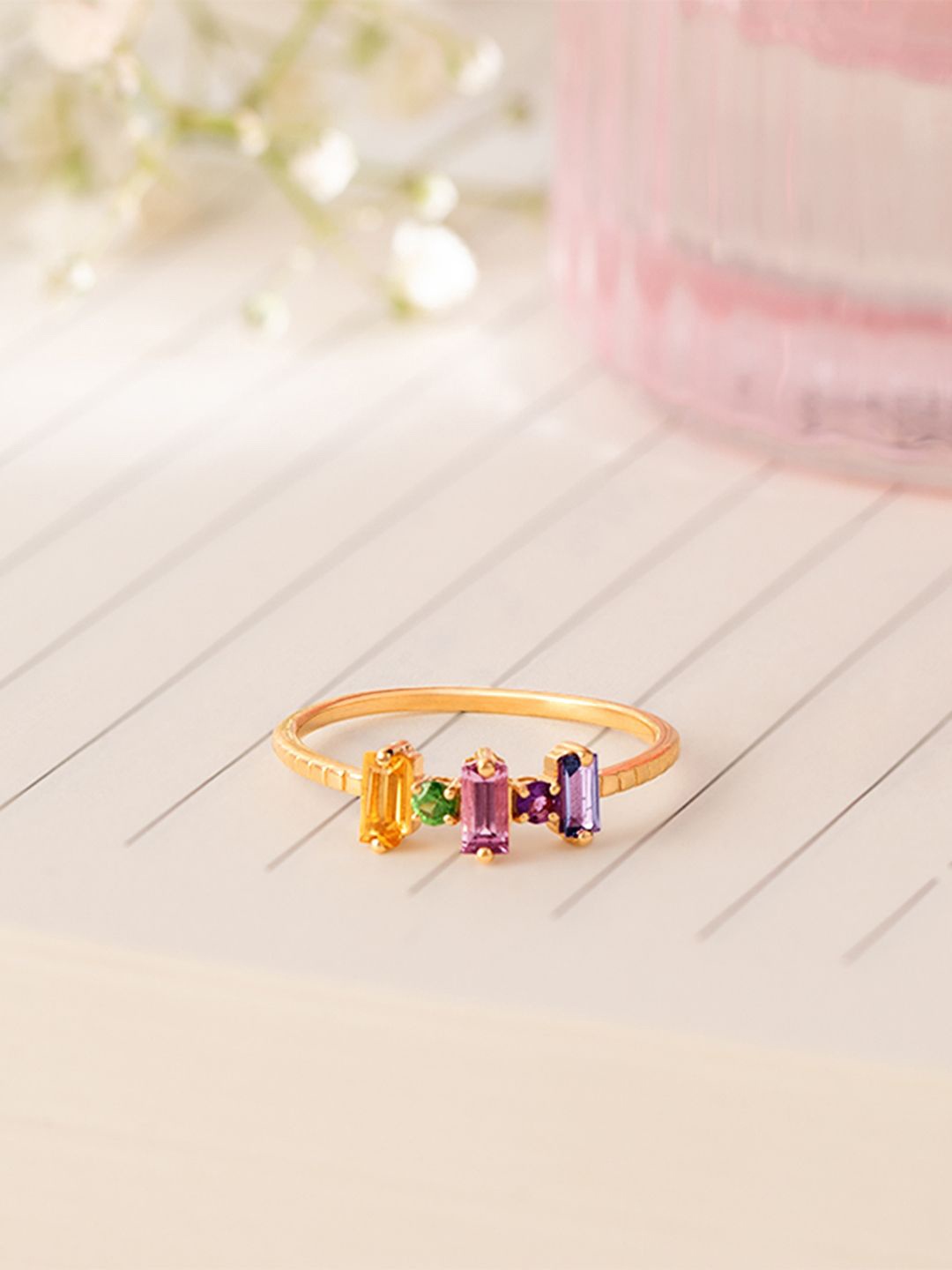 

Mia by Tanishq 14 KT Yellow Gold Finger Ring-1.54 gm