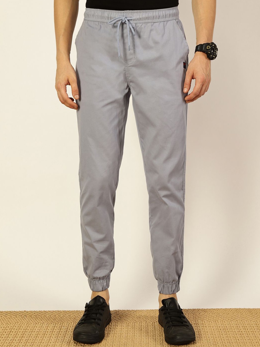 

Thomas Scott Men Smart Slim Fit Joggers Trousers, Blue
