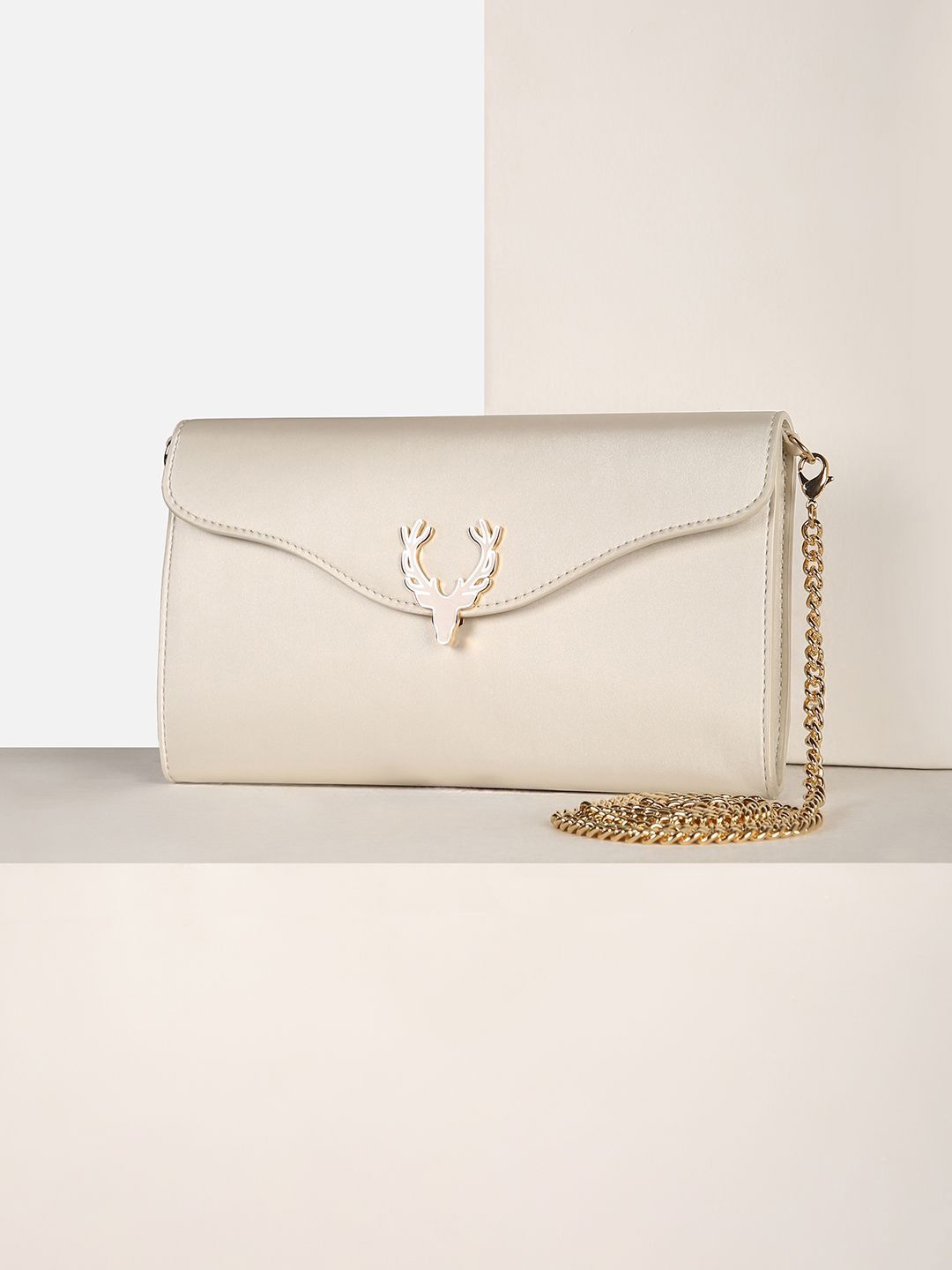 

Allen Solly Woman Women PU Two Fold Wallet, Cream