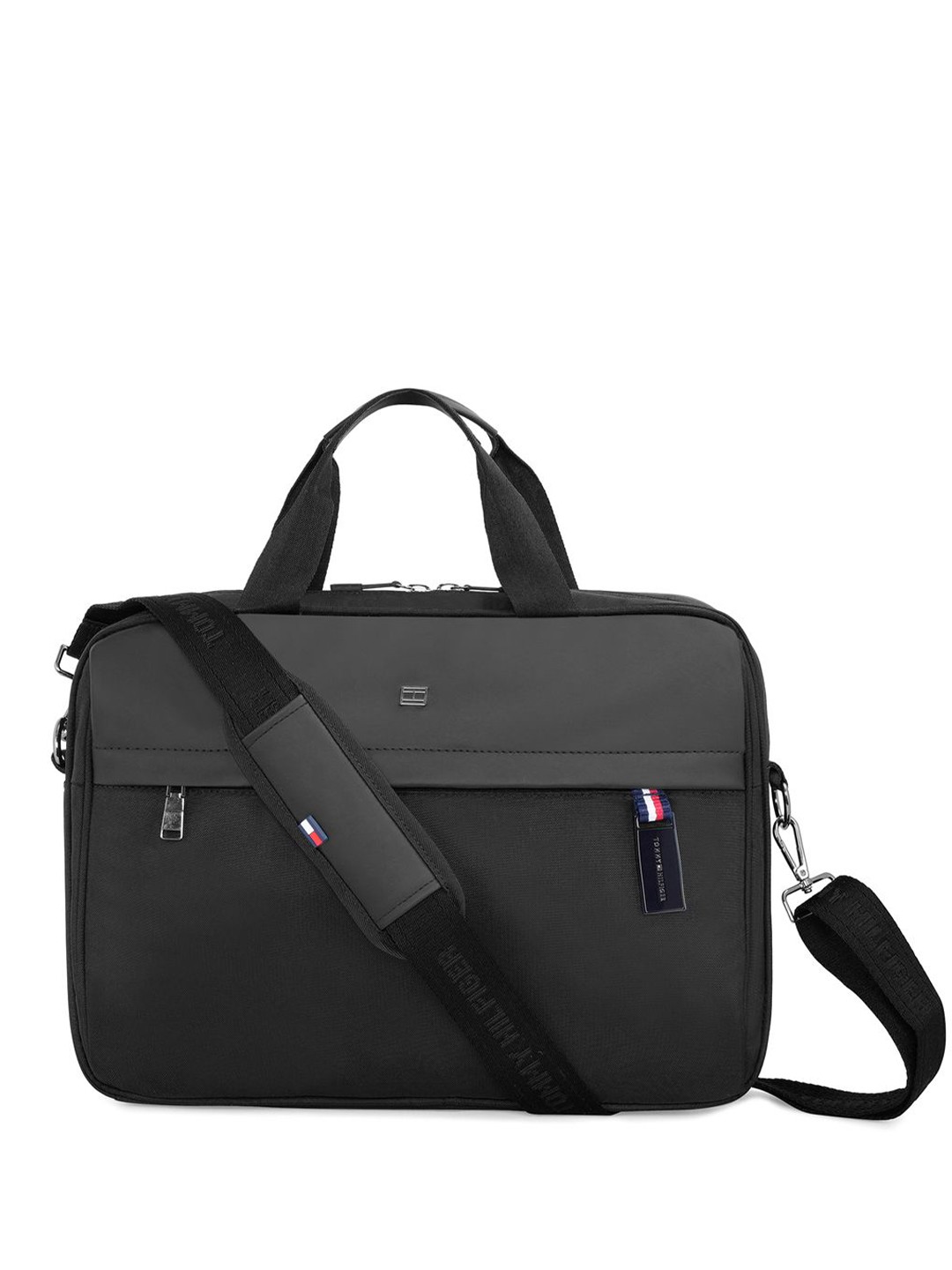 

Tommy Hilfiger Unisex Padded Laptop Bag, Black
