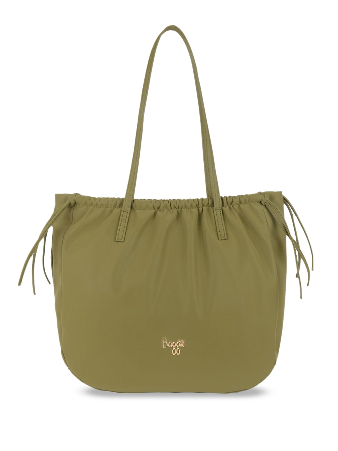 

Baggit Women Solid Structured Shoulder Bag, Olive