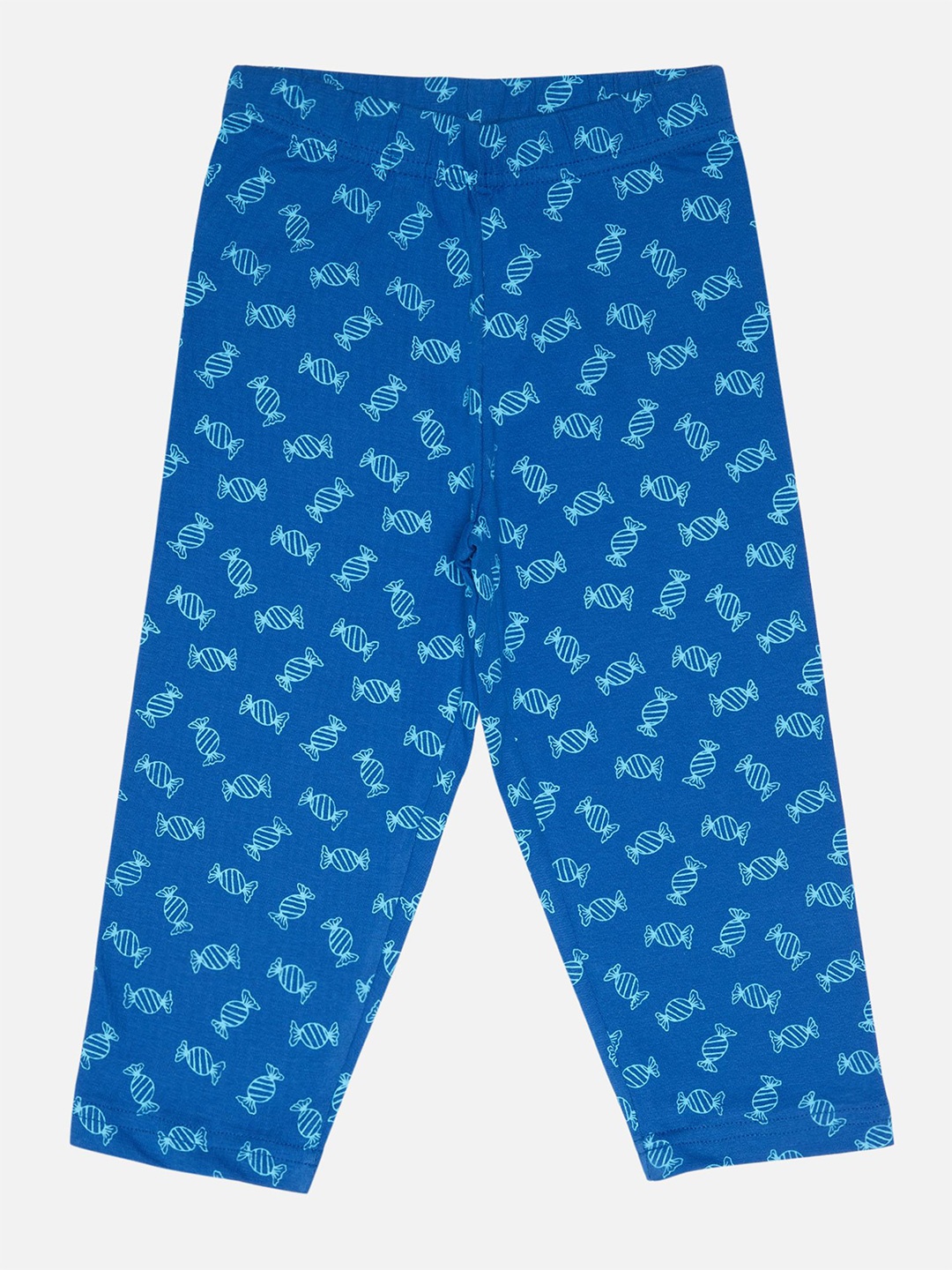 

Bodycare Girls Printed Cotton Capris, Blue