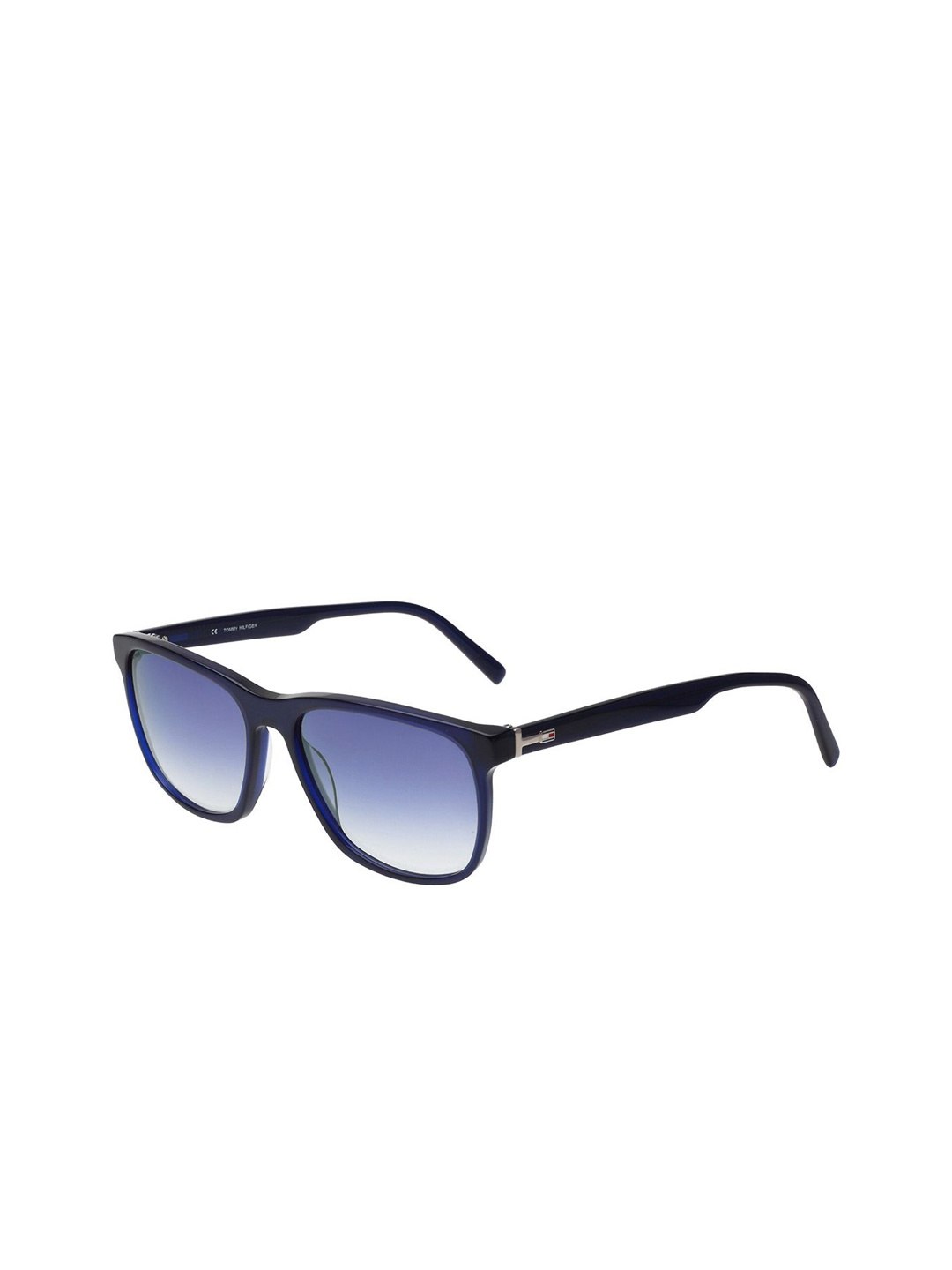 

Tommy Hilfiger Women Rectangle Sunglasses with Polarised and UV Protected Lens, Blue