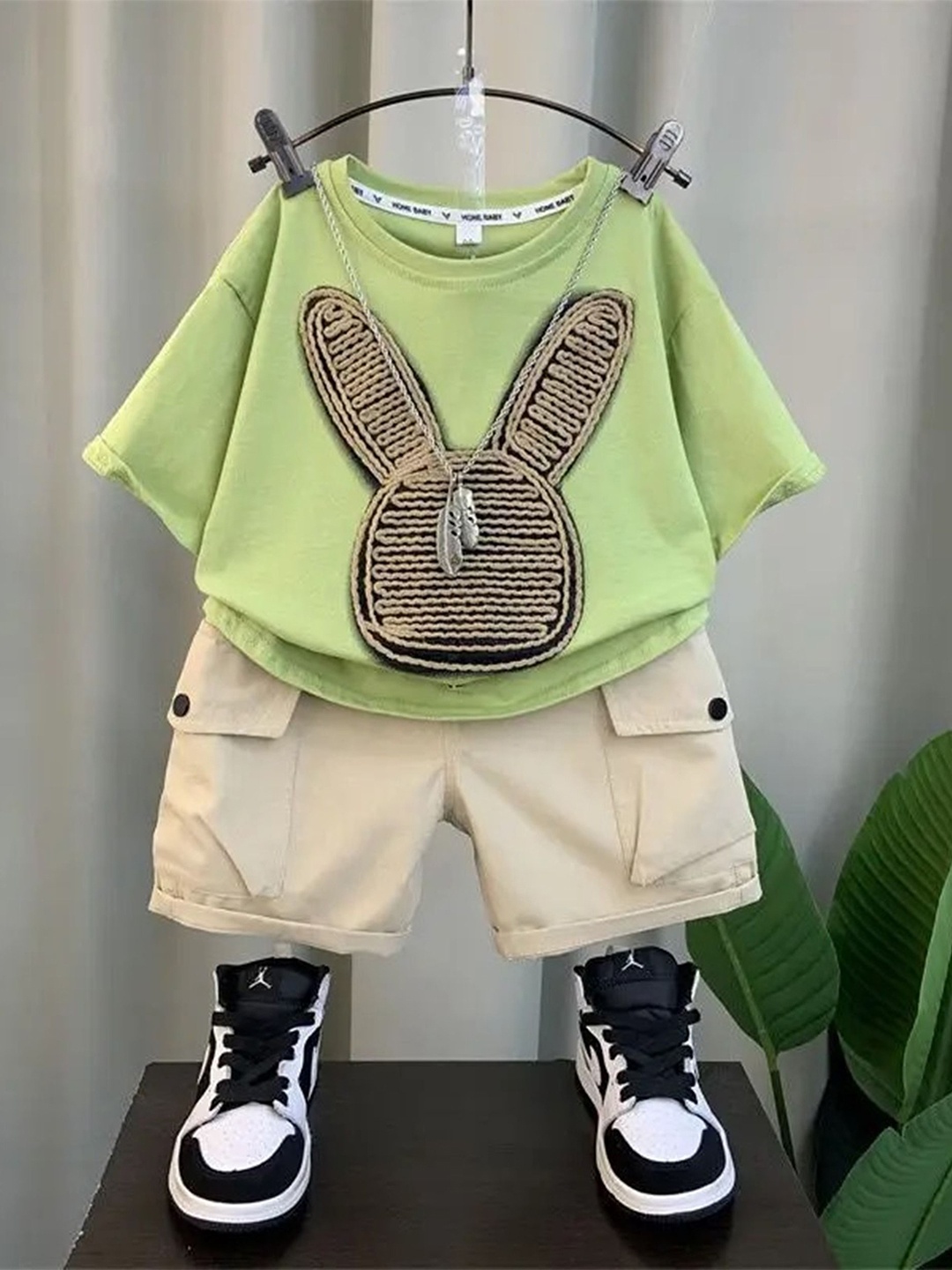 

TrendyKid Boys T-shirt with Shorts, Green