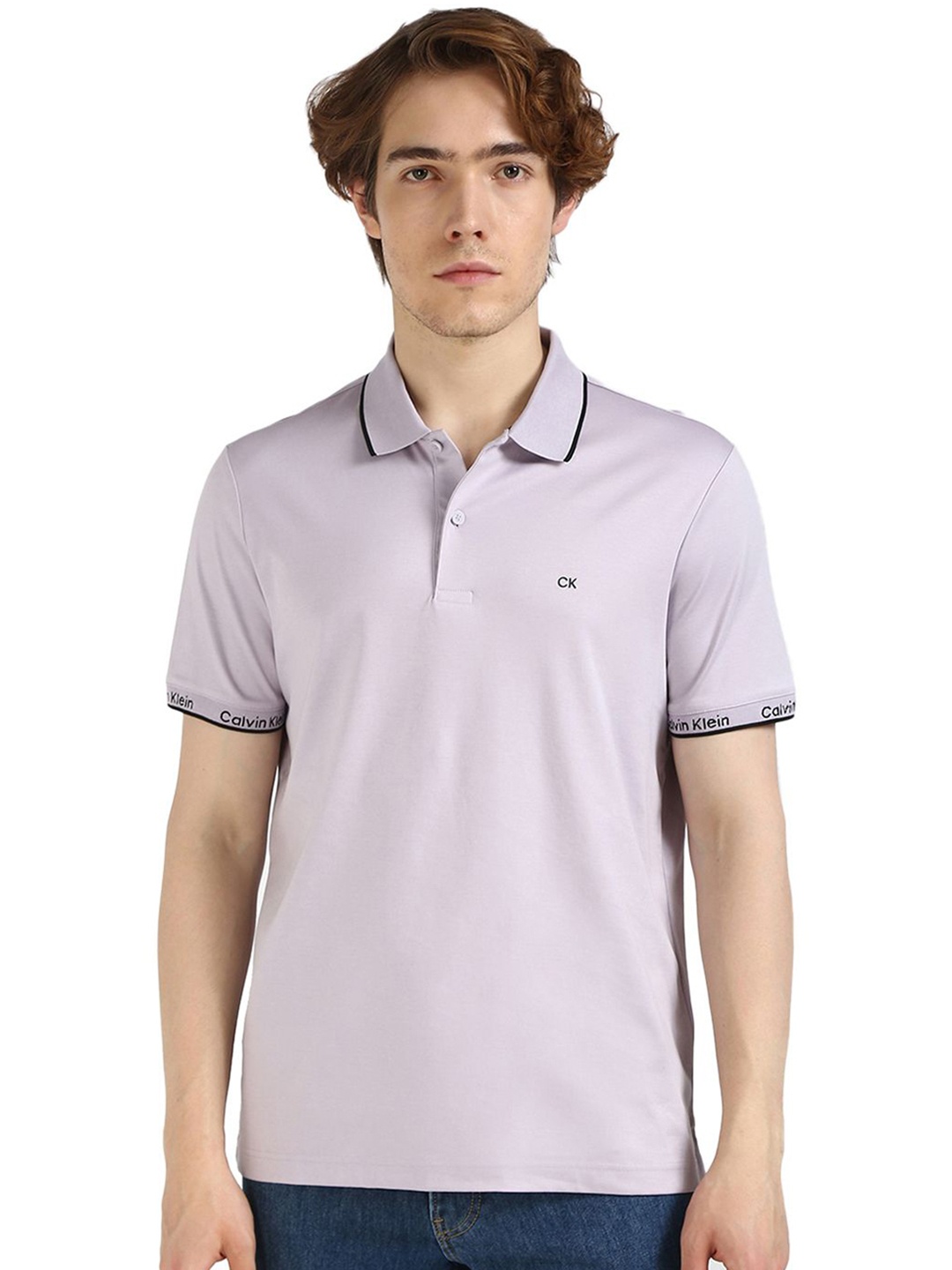 

Calvin Klein Jeans Men Opaque Casual Shirt, Purple