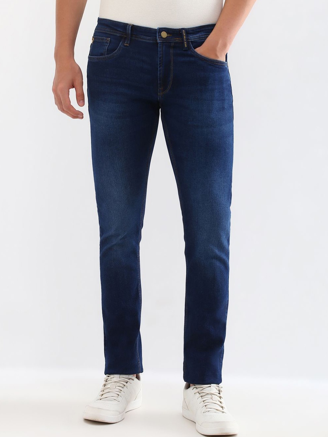 

Allen Solly Men Slim Fit Light Fade Jeans, Navy blue
